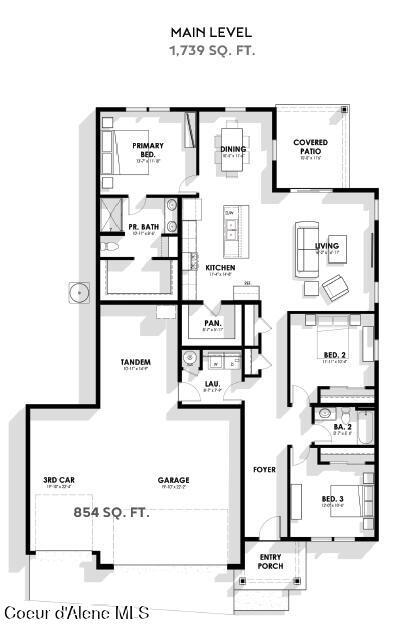 Post Falls, Idaho, 83854, United States, 3 Bedrooms Bedrooms, ,Residential,For Sale,1976104