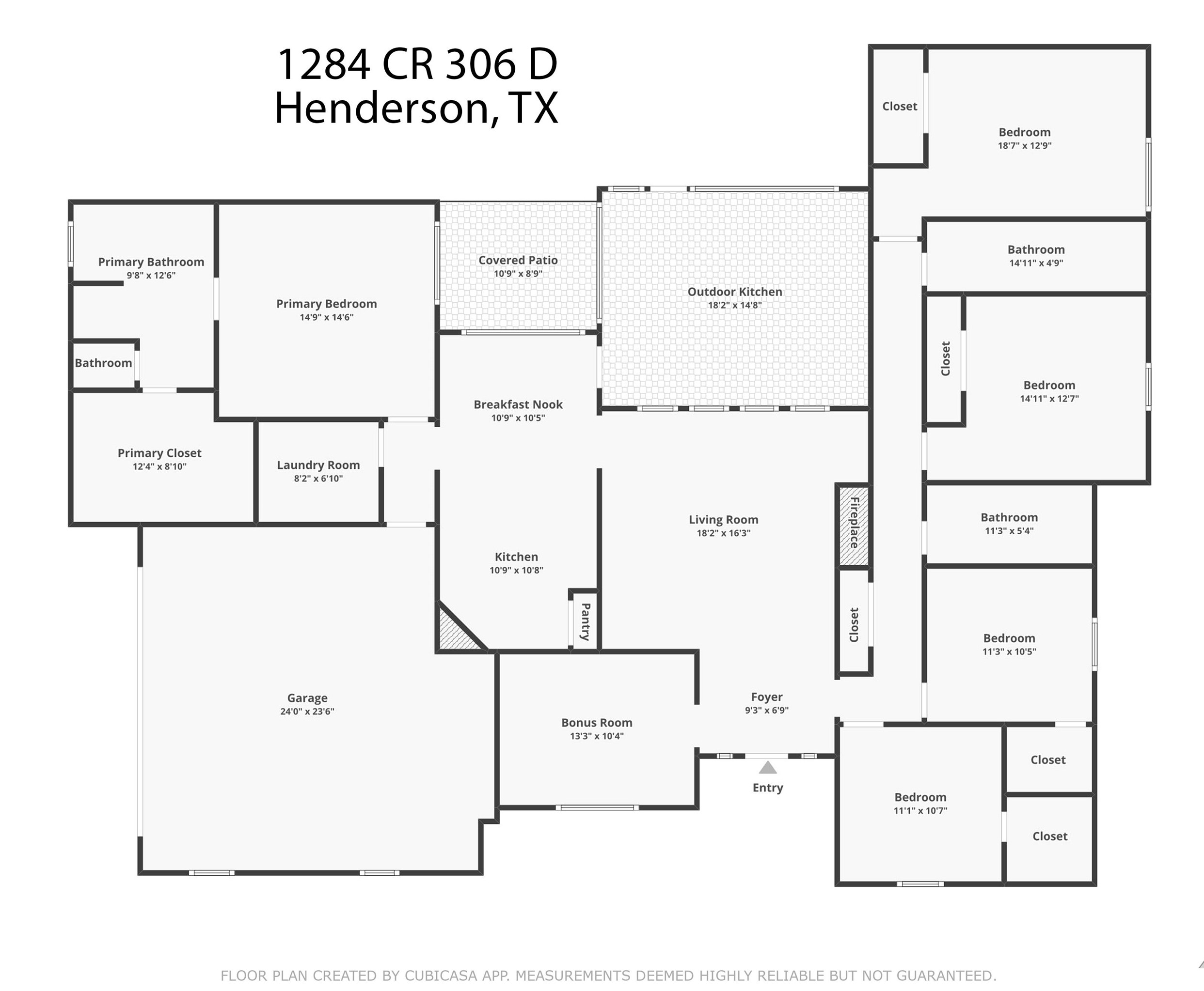 Henderson, Texas, 75654, United States, 5 Bedrooms Bedrooms, ,3 BathroomsBathrooms,Residential,For Sale,1983255