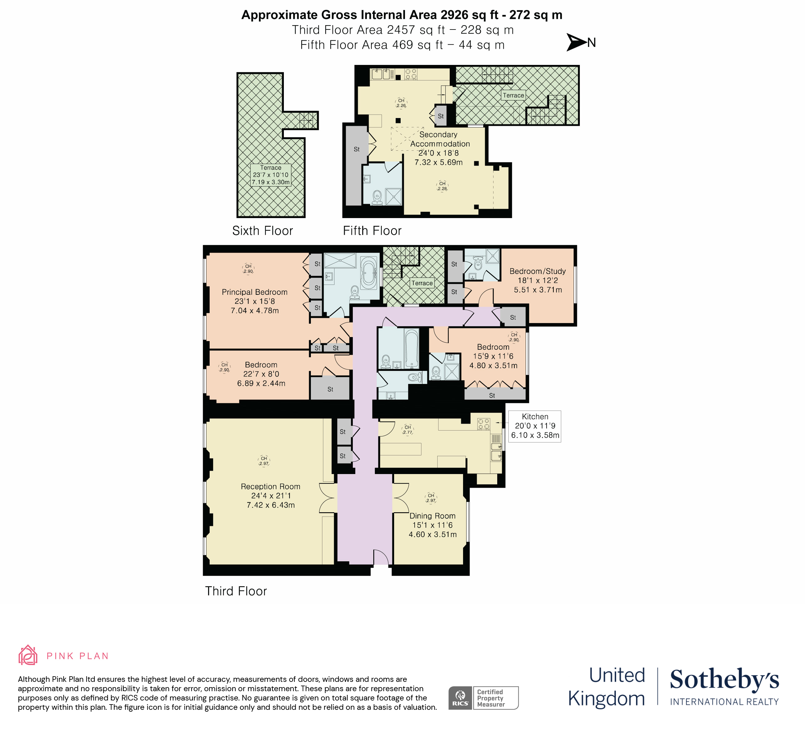  Elegant lateral apartment with a roof terrace overlooking Hyde Park Gardens - 物件實景