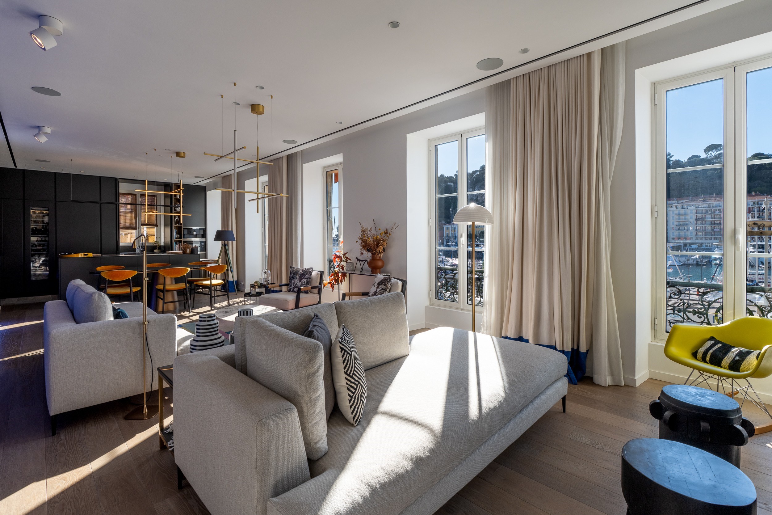  Nice Port Lympia 2 bedroom apartment 130 sqm panoramic port view architect desi… - 物件實景