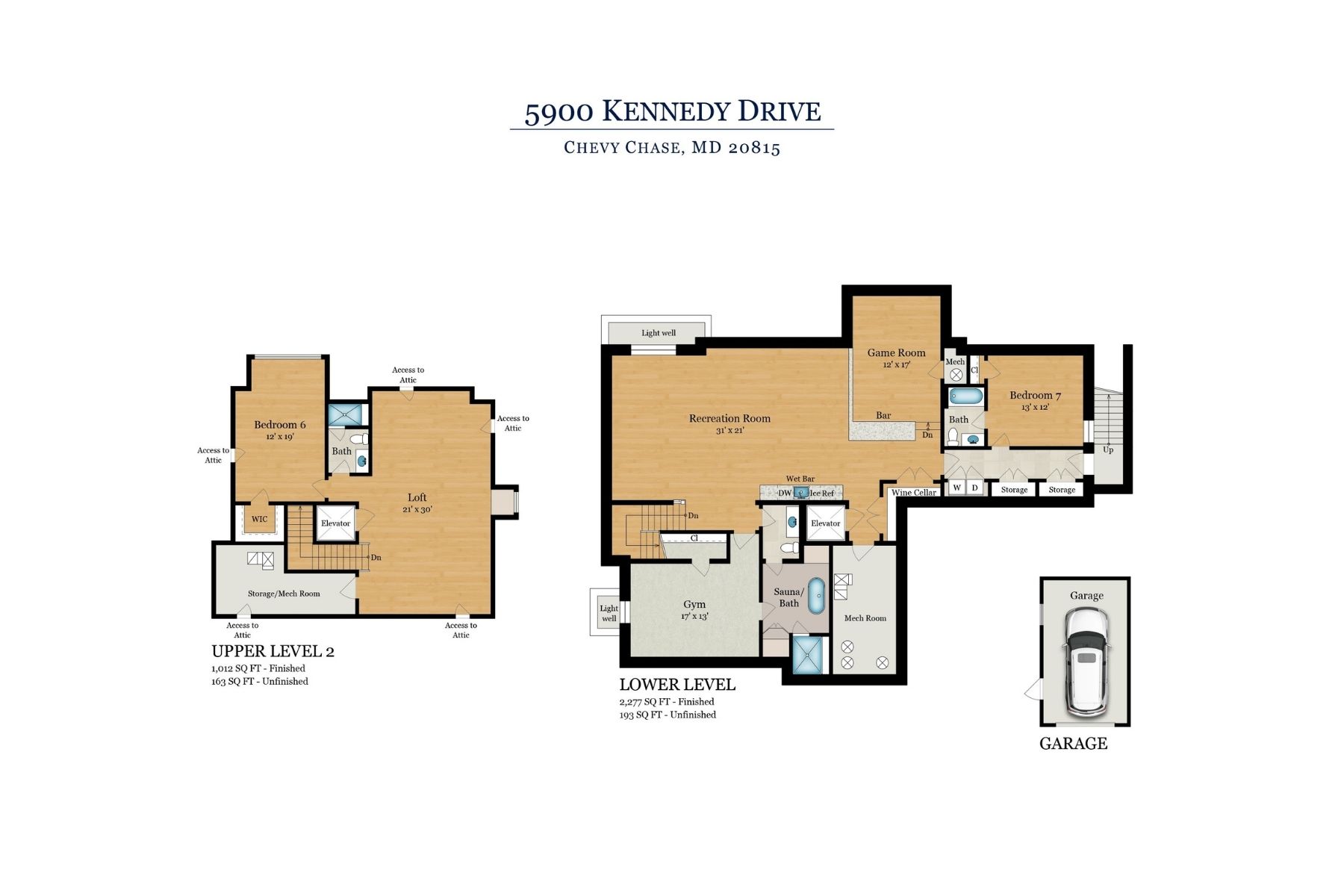  5900 Kennedy Drive, Chevy Chase, MD, 20815 - 物件實景