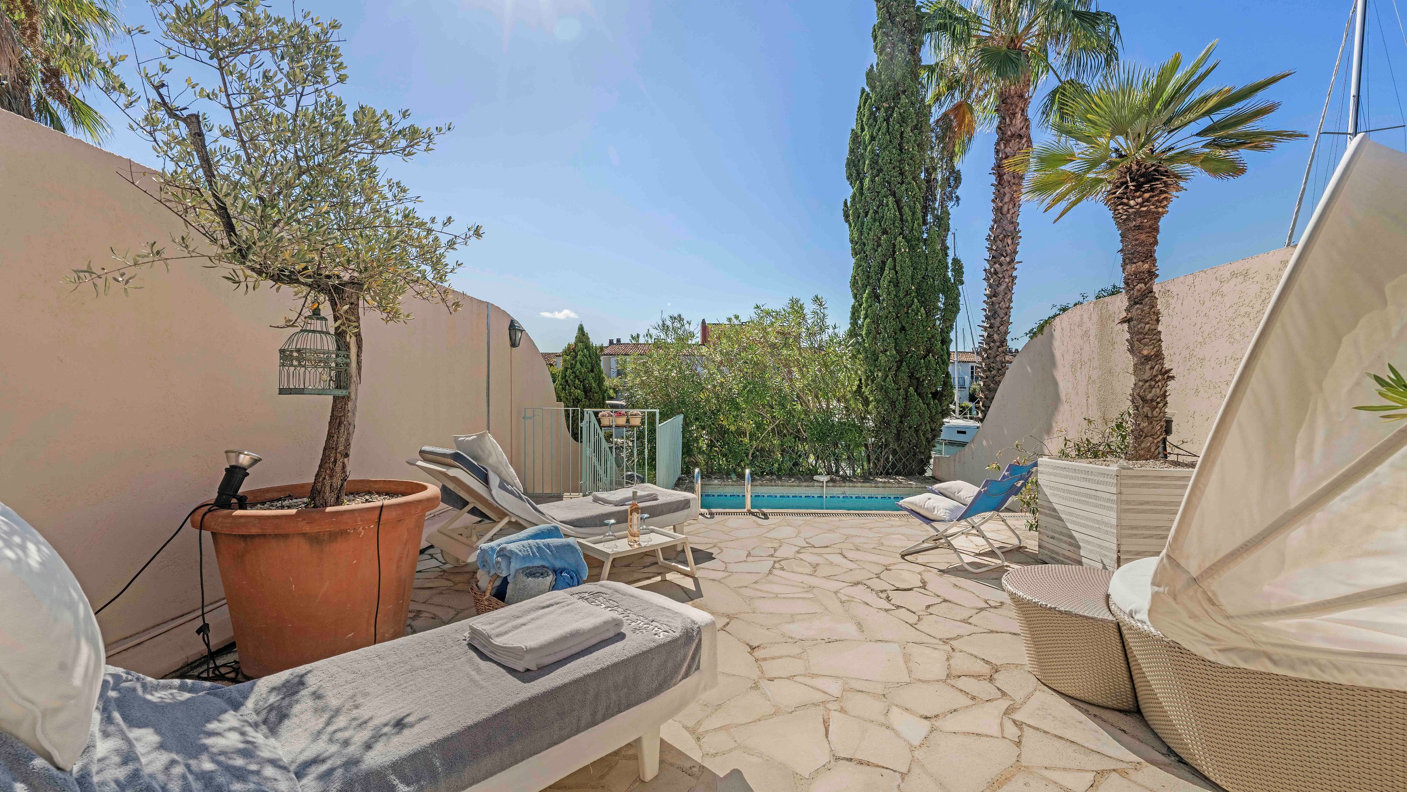  House with private mooring in Port Grimaud – 3 bedrooms, pool, Gulf of Saint-Tr… - 物件實景