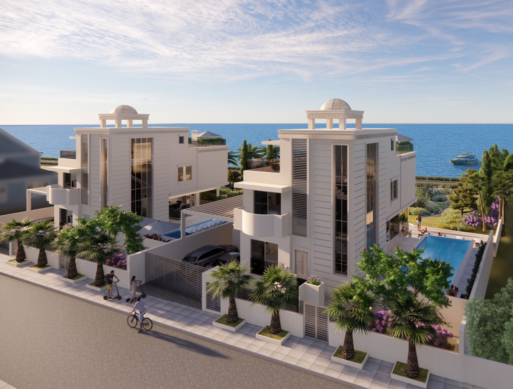 Luxury Seafront Villa with Five Bedrooms in Ayia Thekla