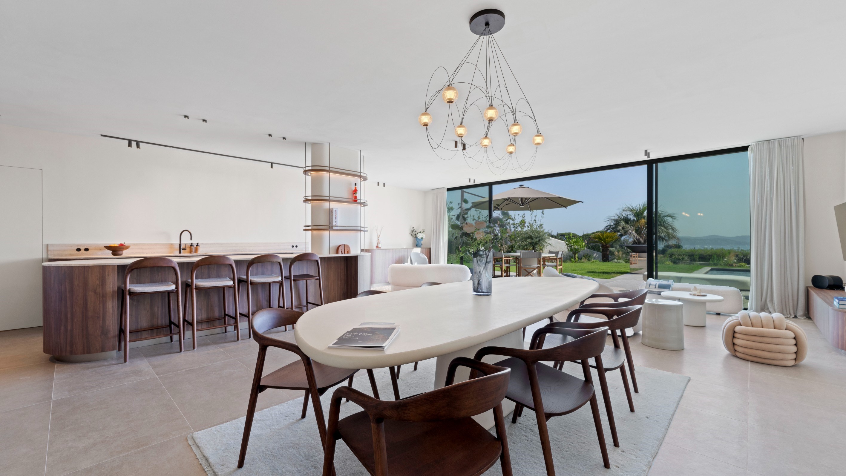  Sainte Maxime contemporary villa for sale with sea views, heated swimming pool … - 物件實景