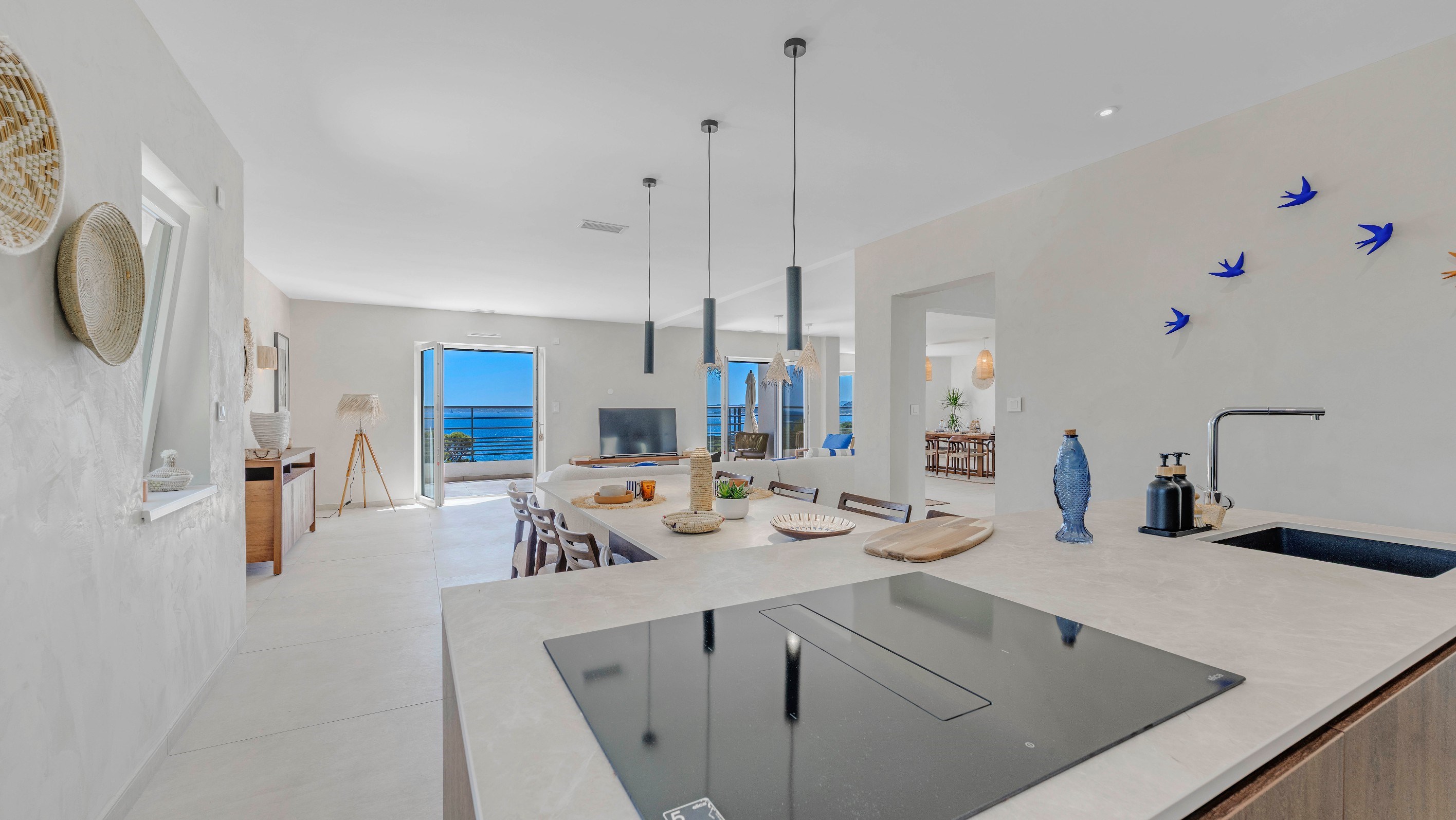  Luxury sea view villa in Les Issambres with heated pool view on Saint-Tropez - 物件實景