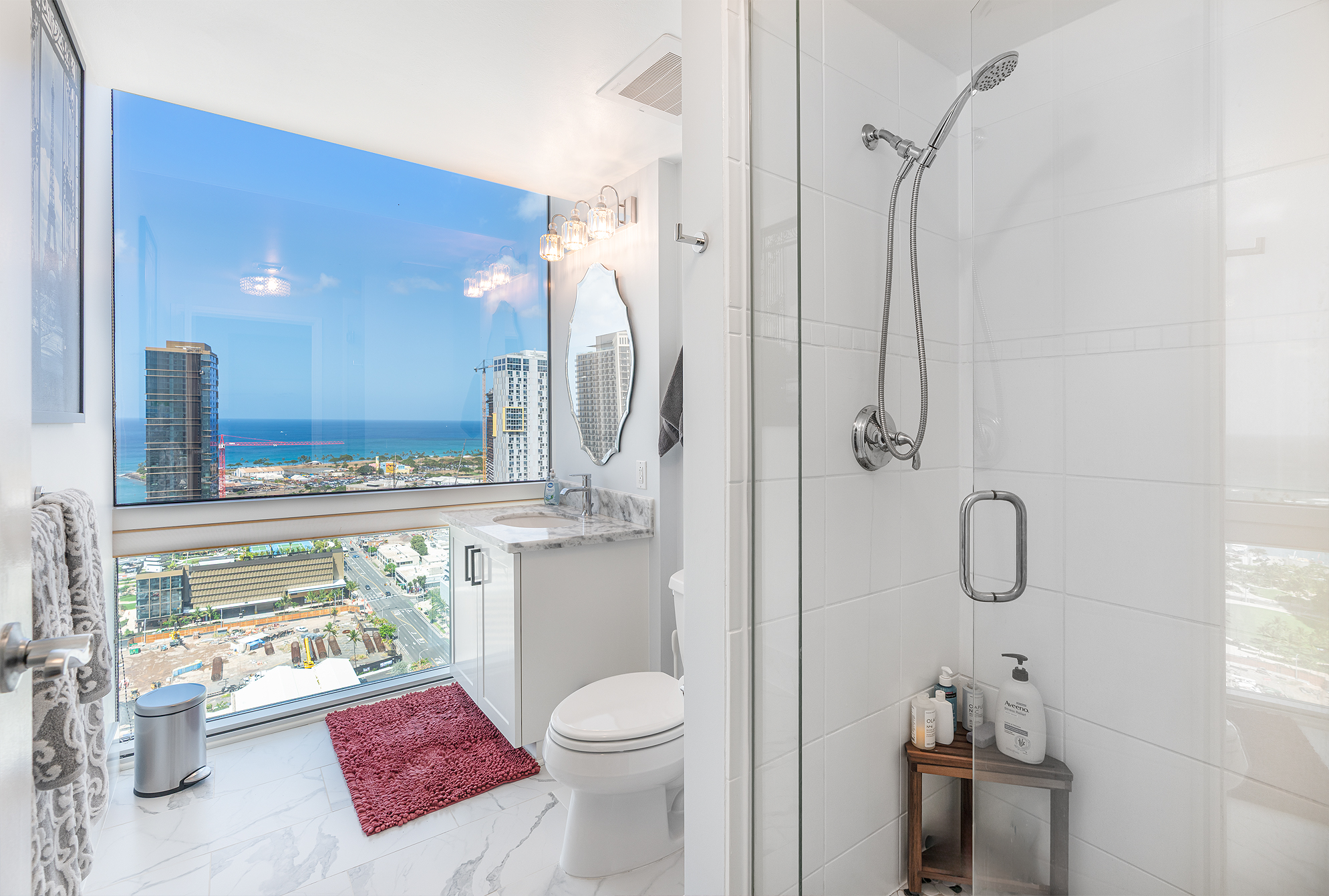 909 Kapiolani, City, Coastline, Mountain, Ocean, Sunset views - 物件實景