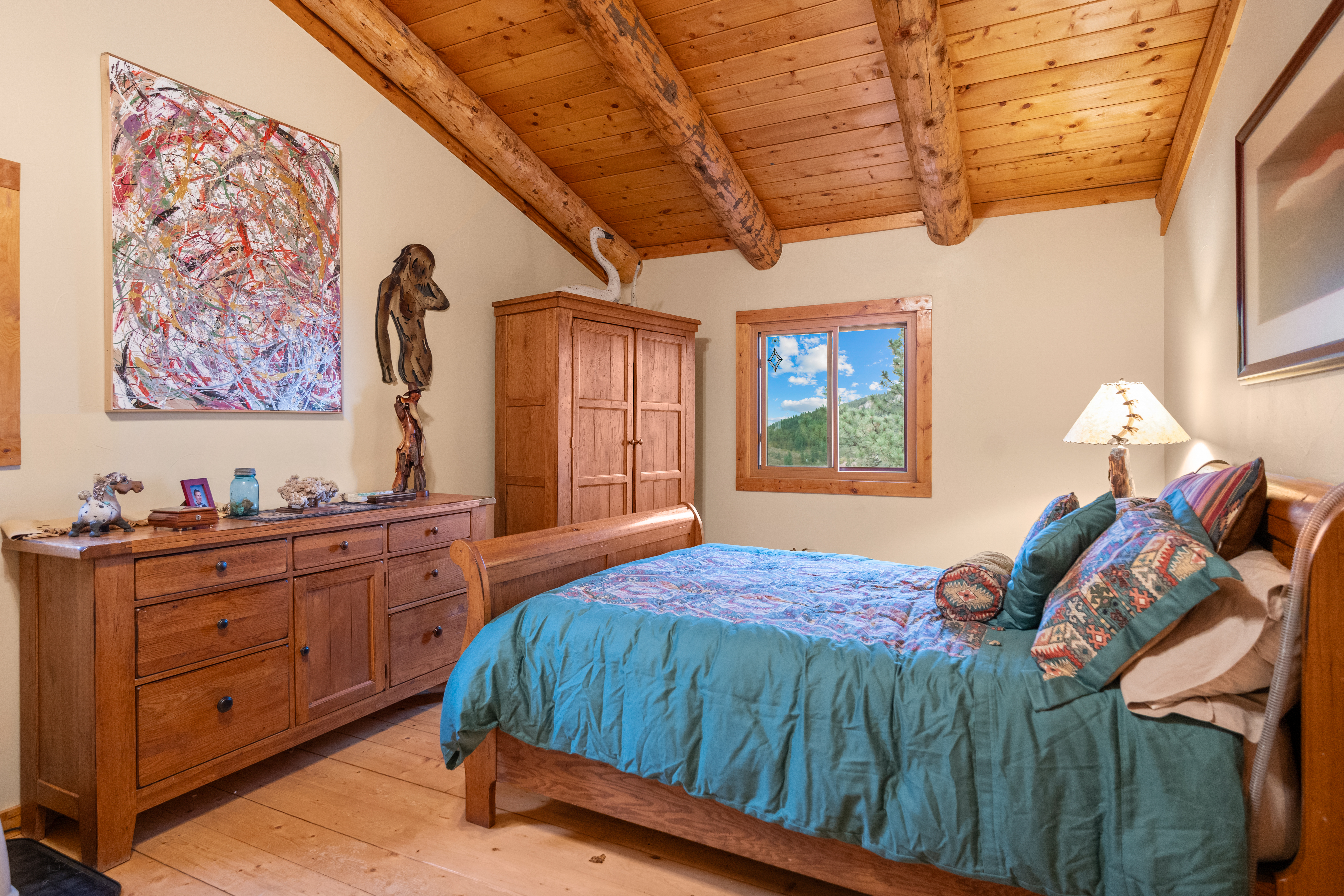  Chatfield Reservoir Log Home on Horse-Friendly 5 Acres with Wrap-Around Decks - 物件實景