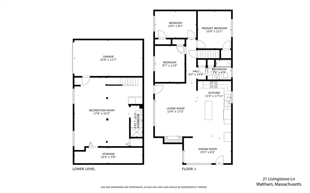 Waltham, Massachusetts, 02453, United States, 3 Bedrooms Bedrooms, ,2 BathroomsBathrooms,Residential,For Sale,1939650