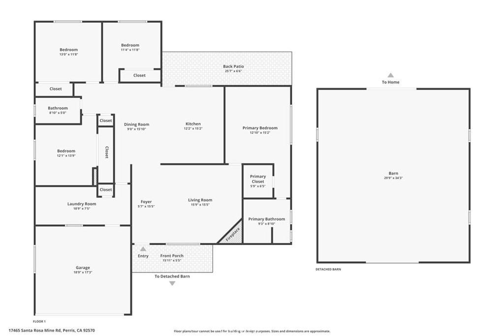 Perris, California, 92570, United States, 4 Bedrooms Bedrooms, ,2 BathroomsBathrooms,Residential,For Sale,2009057