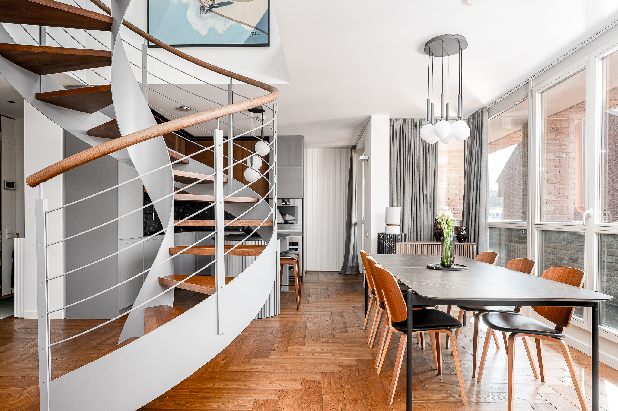  Penthouse on the Užupis riverside with an exclusive interior - 物件實景