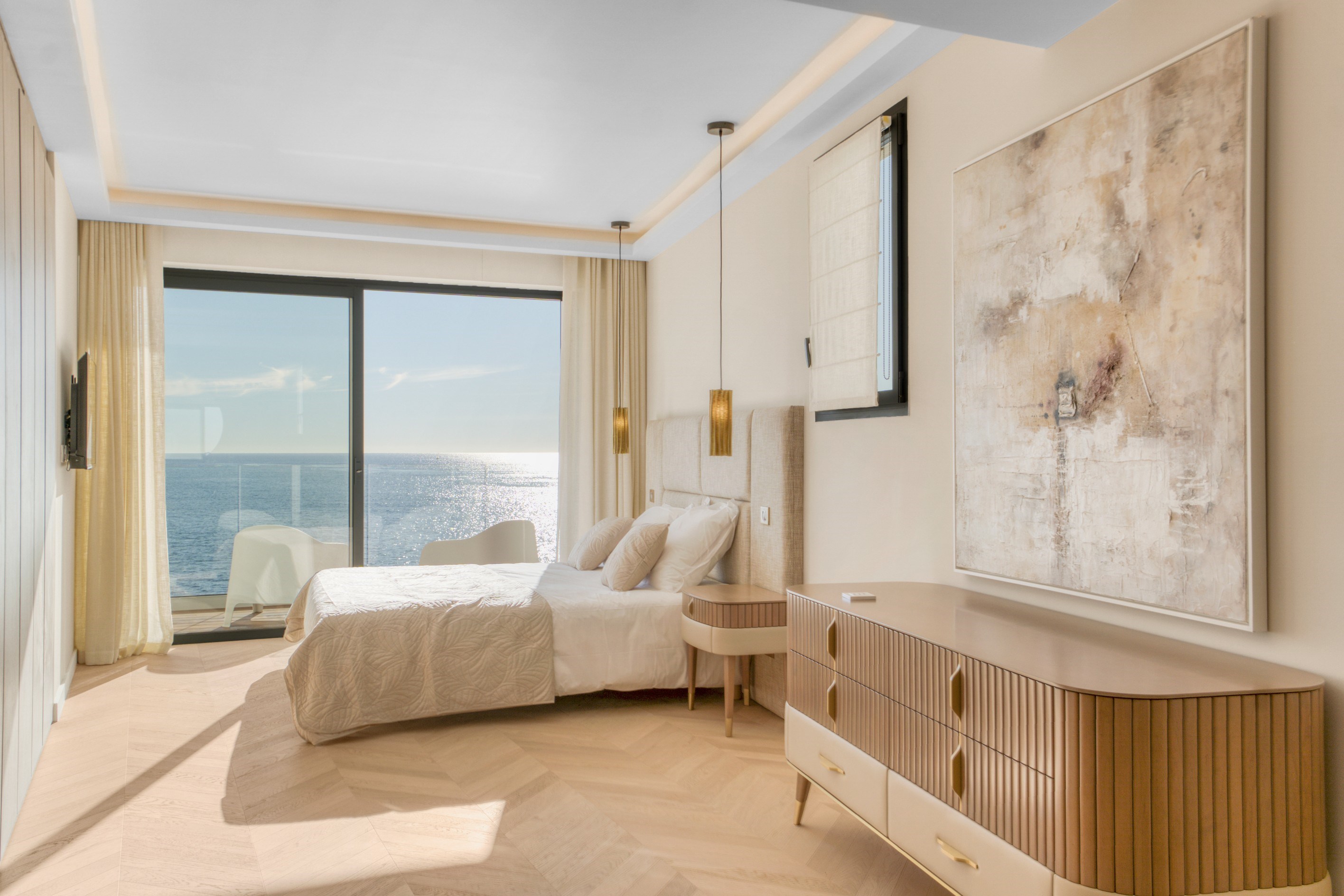  Modernist sea front villa with panoramic sea view and pool, Cap de Nice - 物件實景