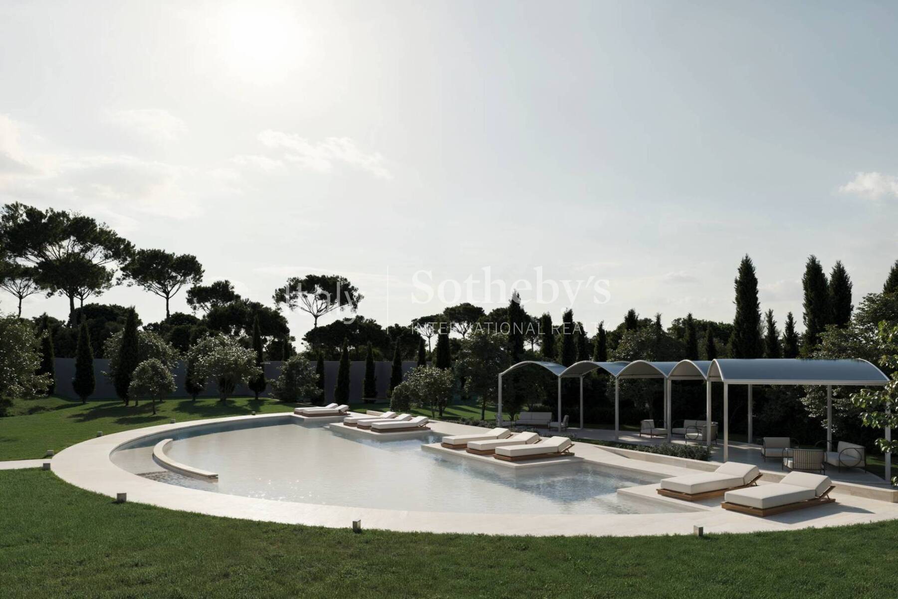  Elegant garden apartment in Villa dei Massimi - 物件實景
