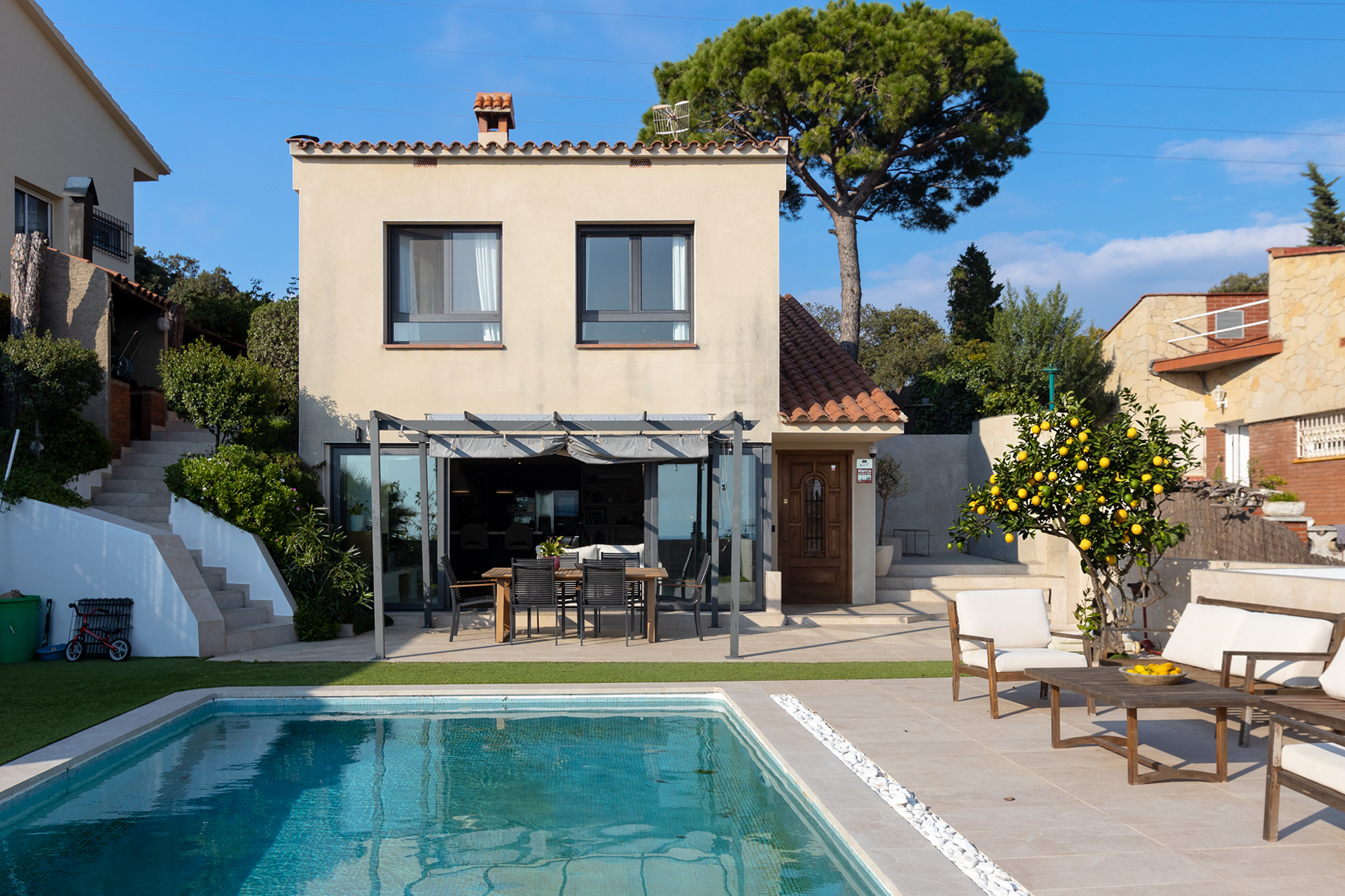  House with pool and sea views in Alella - 物件實景