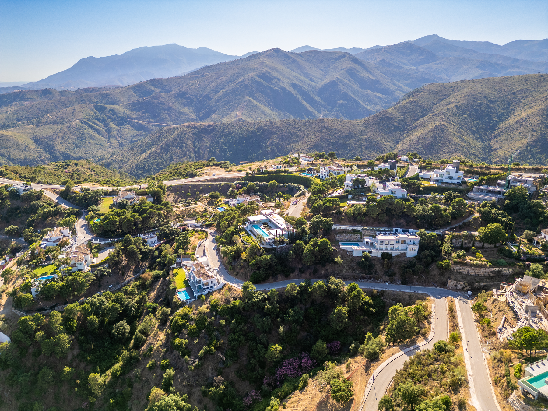  Panoramic sea-view plot in Monte Mayor, Benahavís - 物件實景