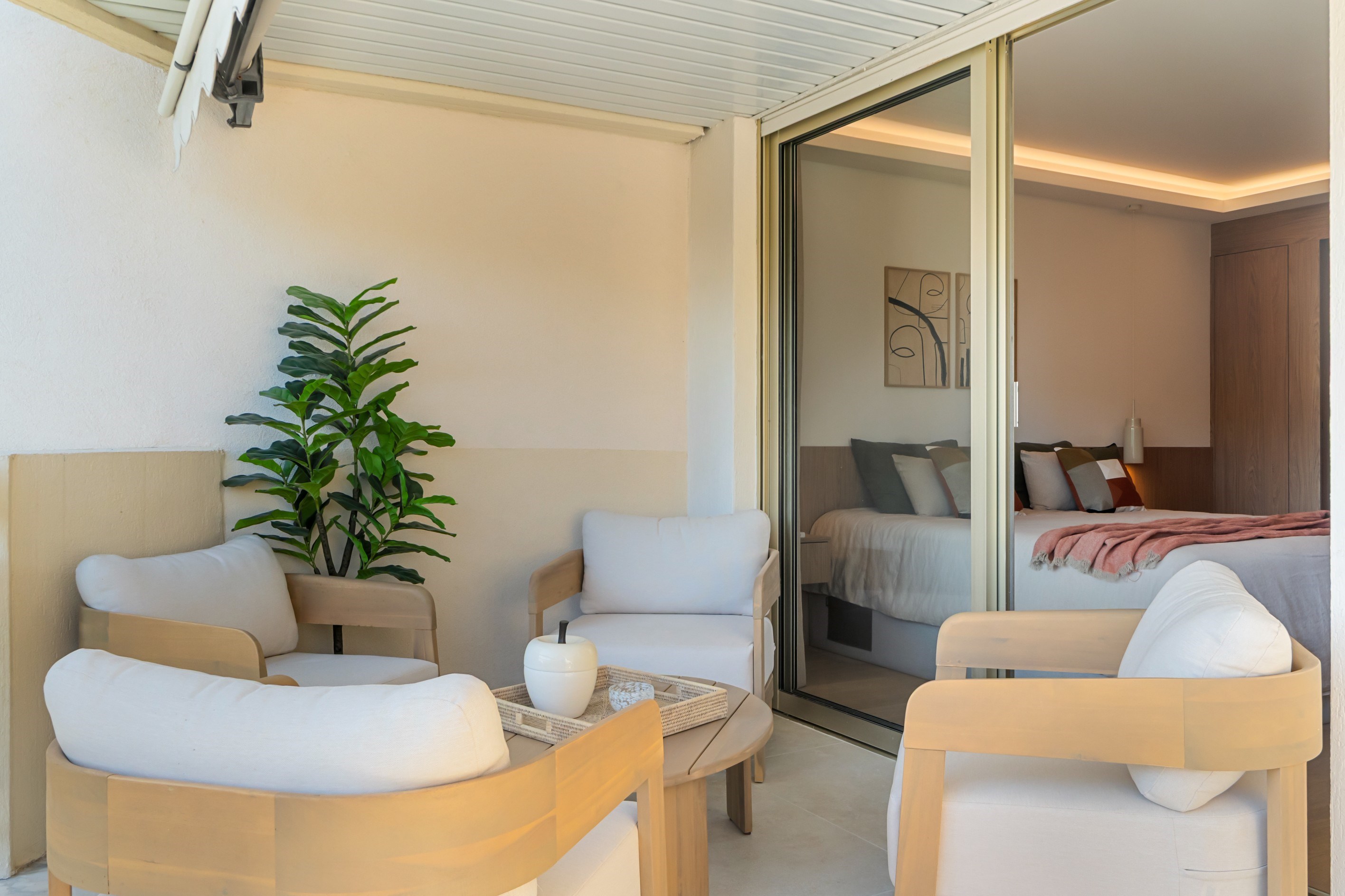  Cannes Palm Beach renovated 4-room apartment with terrace and sea view - 物件實景