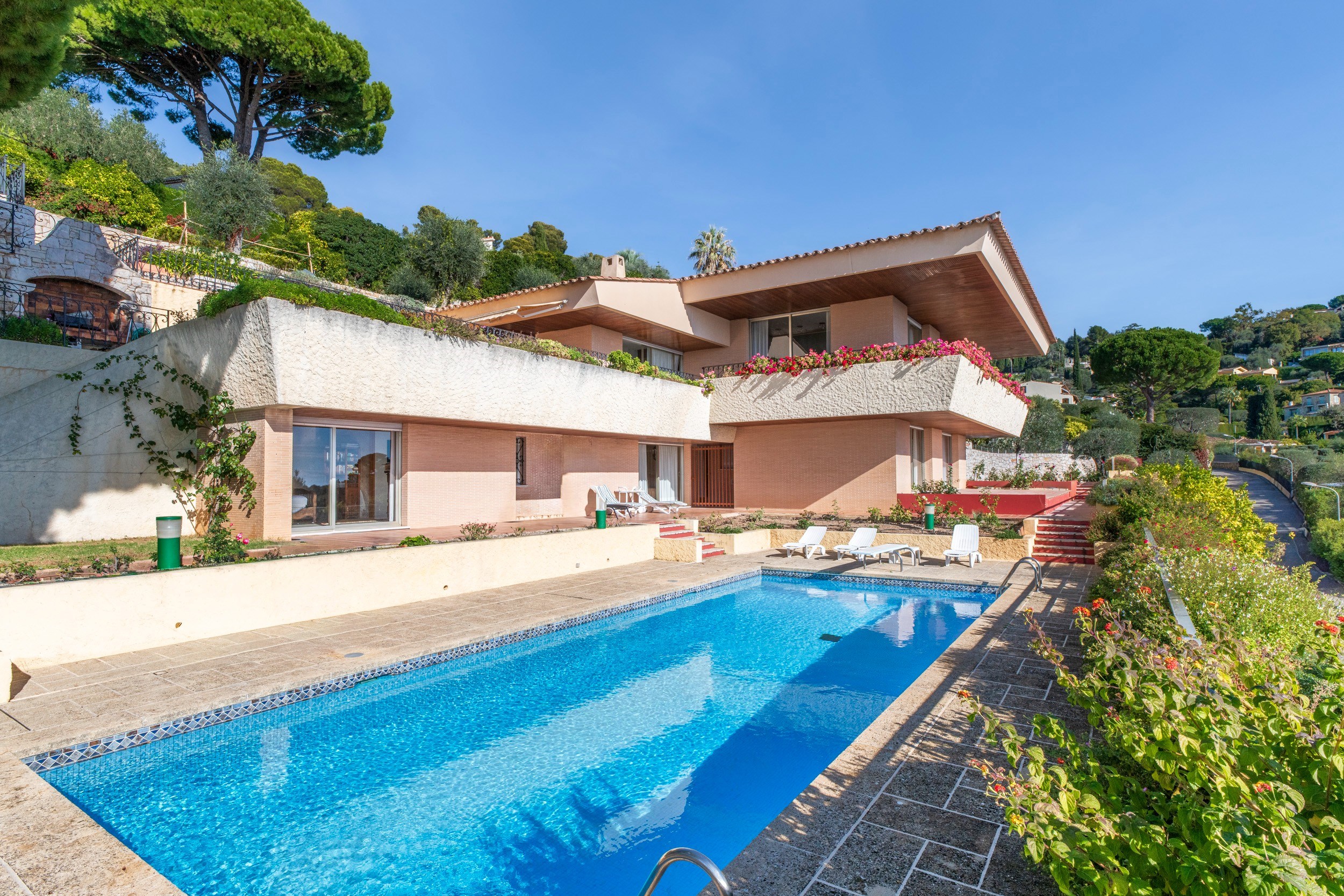  Sea view villa for sale Villefranche-sur-Mer, prestigious private estate - 物件實景
