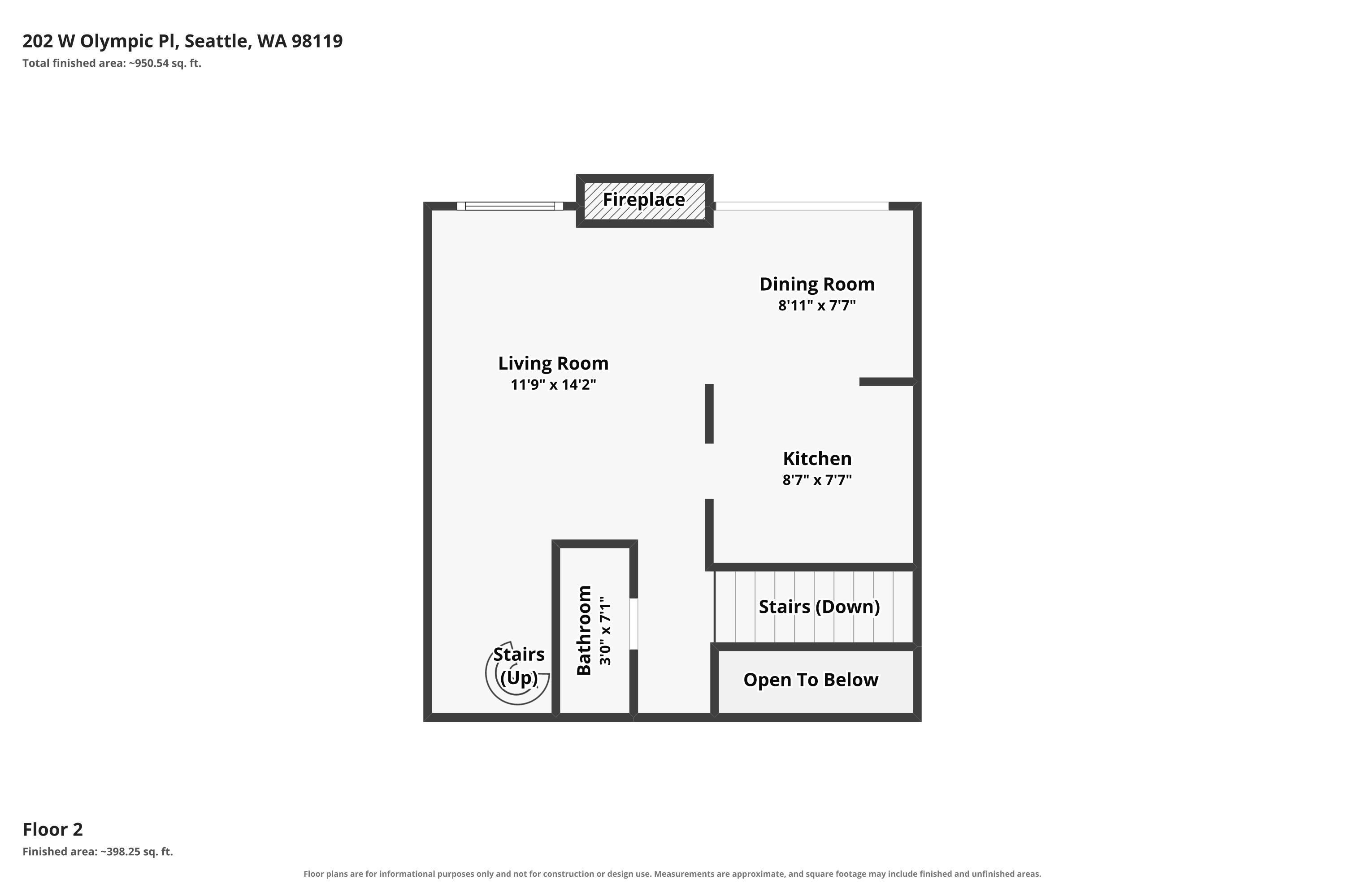  202 W Olympic Place Unit #302, Seattle, WA 98119 - 物件實景