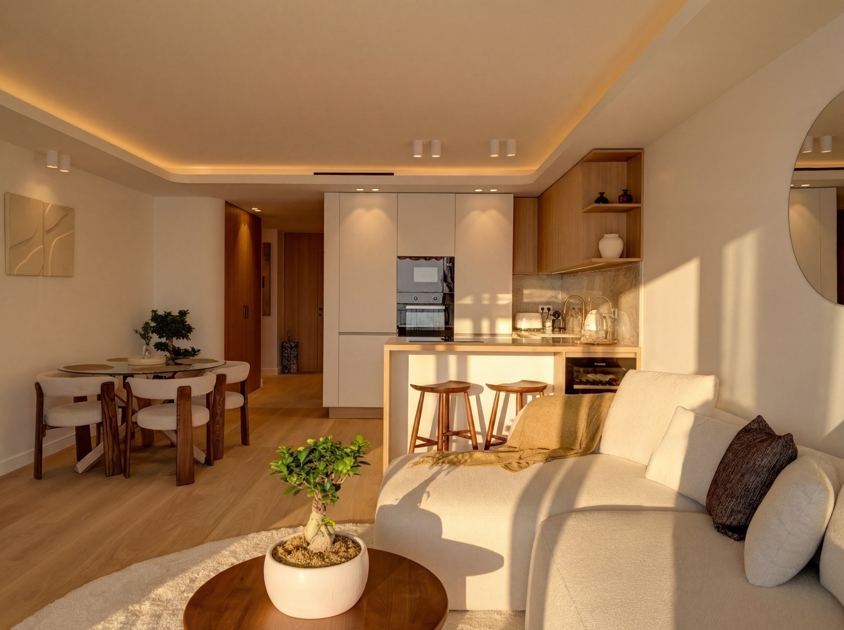  Cannes Palm Beach seafront apartment 2 bedroom terrace panoramic sea view beach… - 物件實景