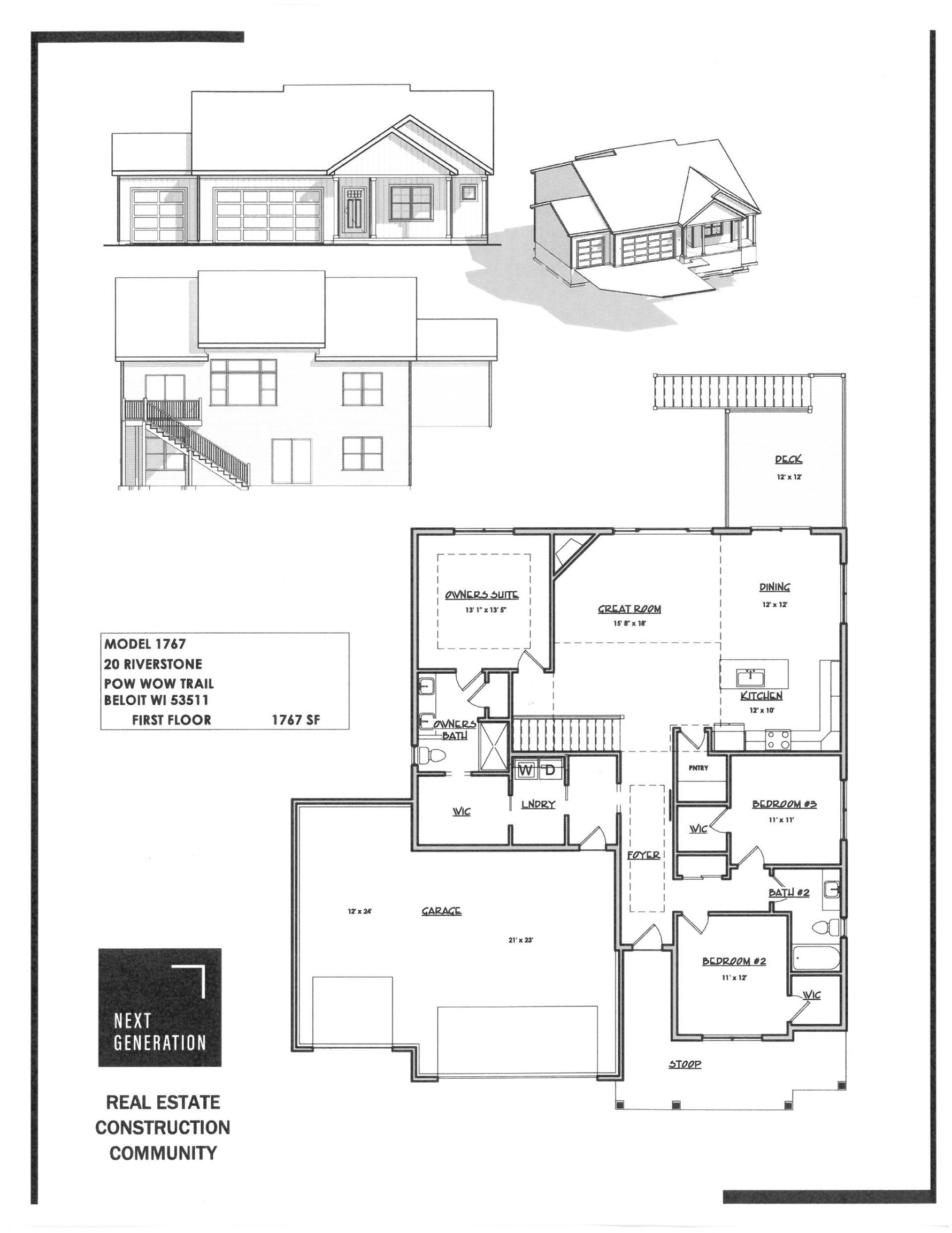 Beloit, Wisconsin, 53511, United States, 3 Bedrooms Bedrooms, ,2 BathroomsBathrooms,Residential,For Sale,2017725