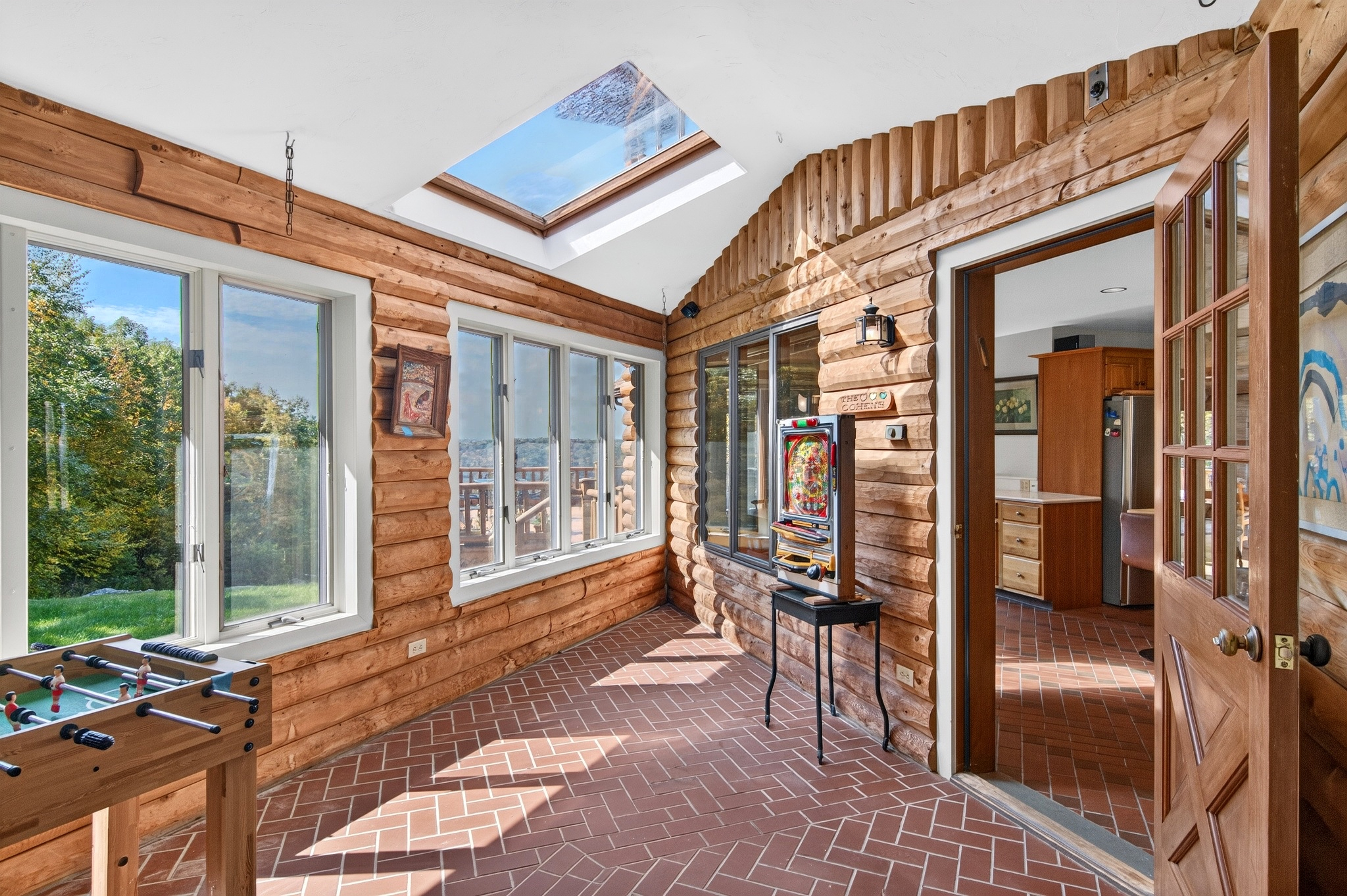  10-Acre Log Contemporary Near Jacob