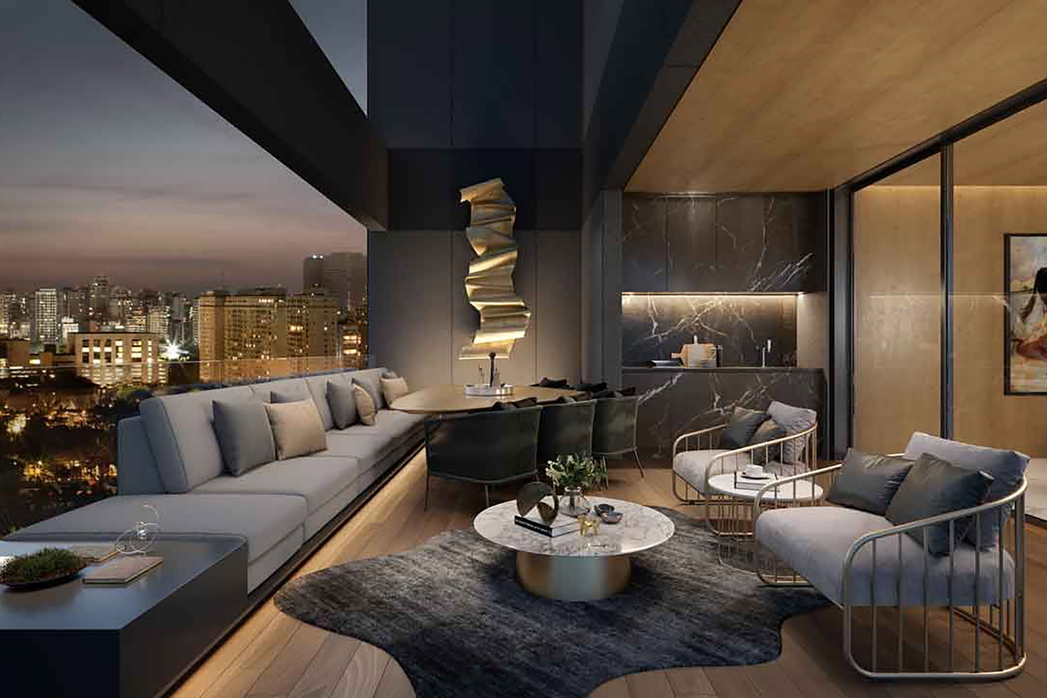  Exclusive duplex penthouse with 360° views at Tonino Lamborghini Residences - 物件實景
