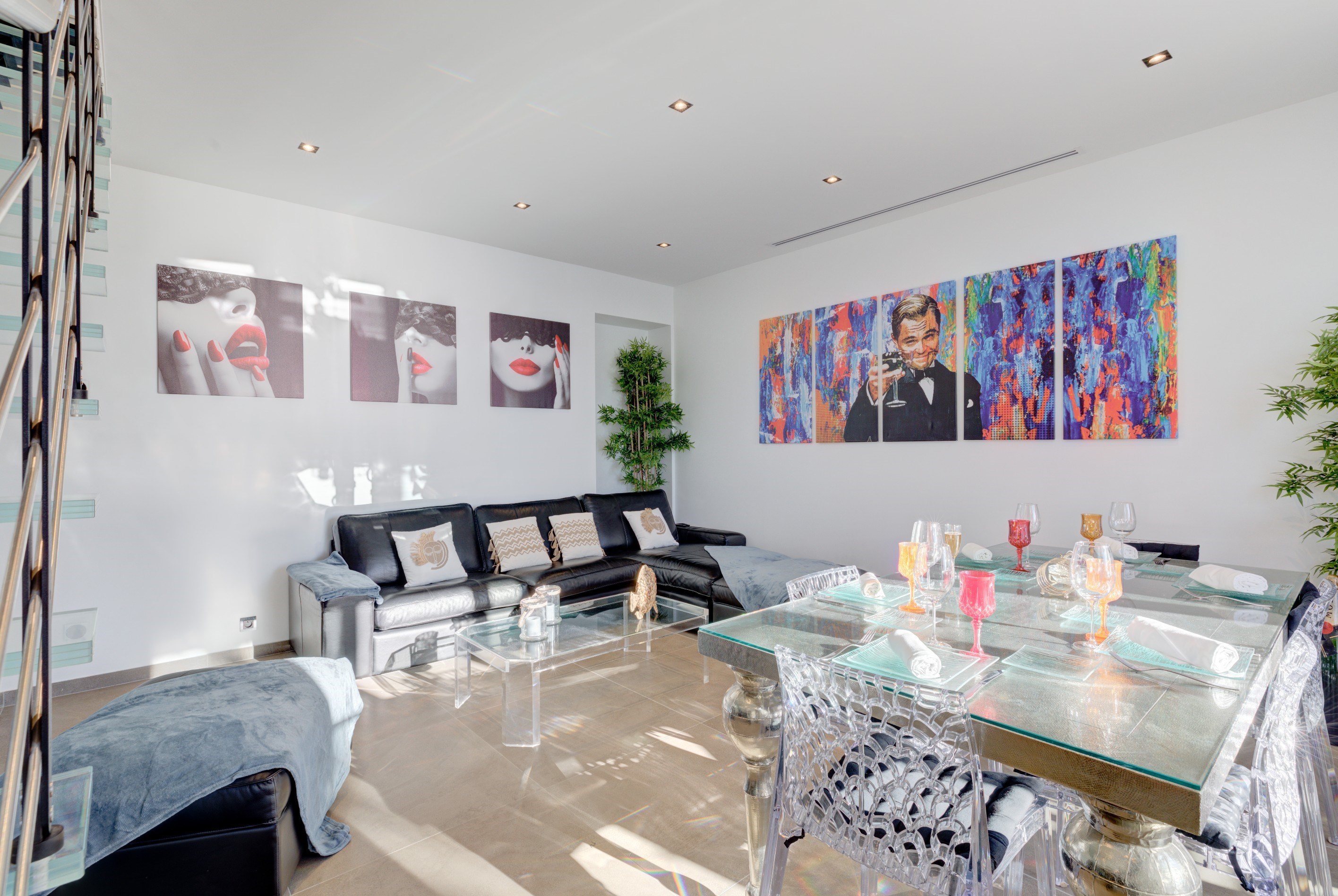  Cannes, seafront and old port, 5-room top floor apartment - 物件實景