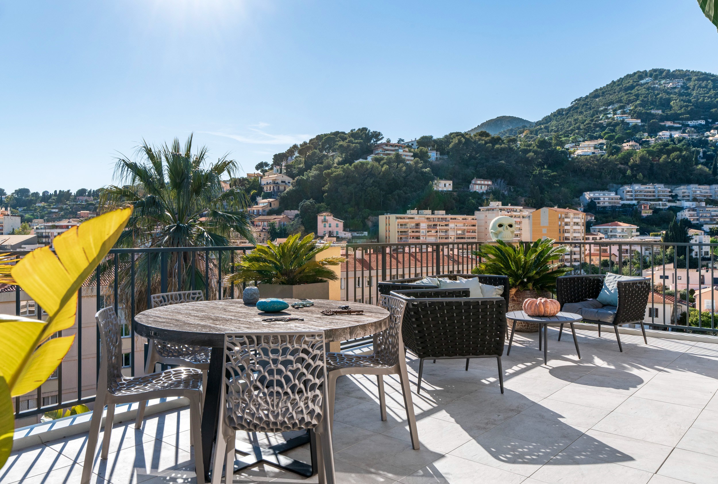  Menton luxury penthouse with rooftop terrace, pool and panoramic views - 物件實景