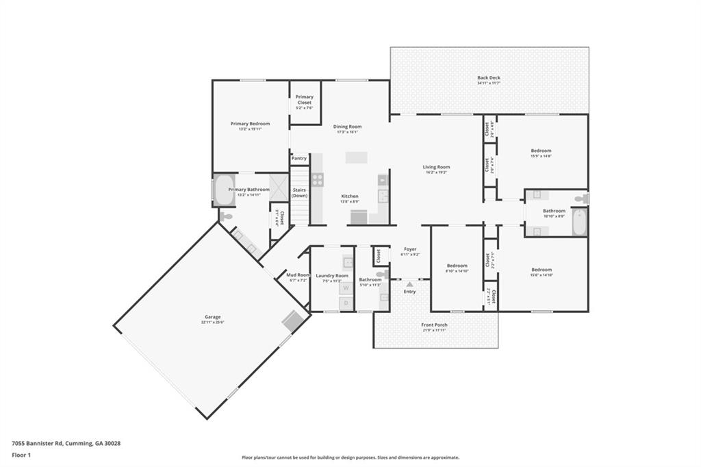 Cumming, Georgia, 30028, United States, 4 Bedrooms Bedrooms, ,3 BathroomsBathrooms,Residential,For Sale,2028381