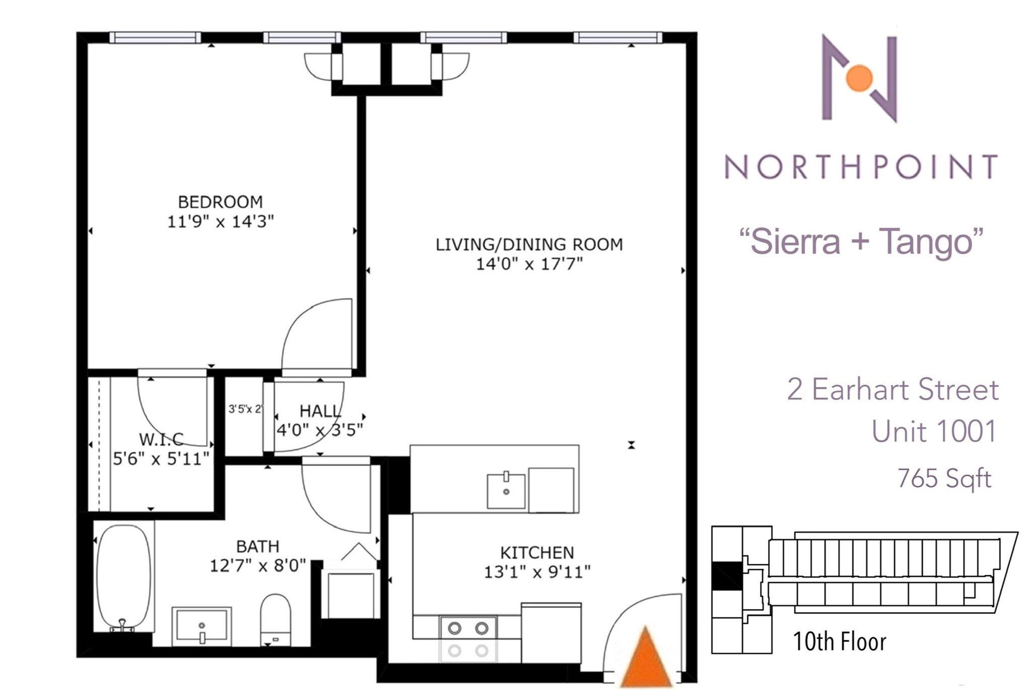  2 Earhart Street, Unit 1001, Cambridge, MA, 02141 - 物件實景