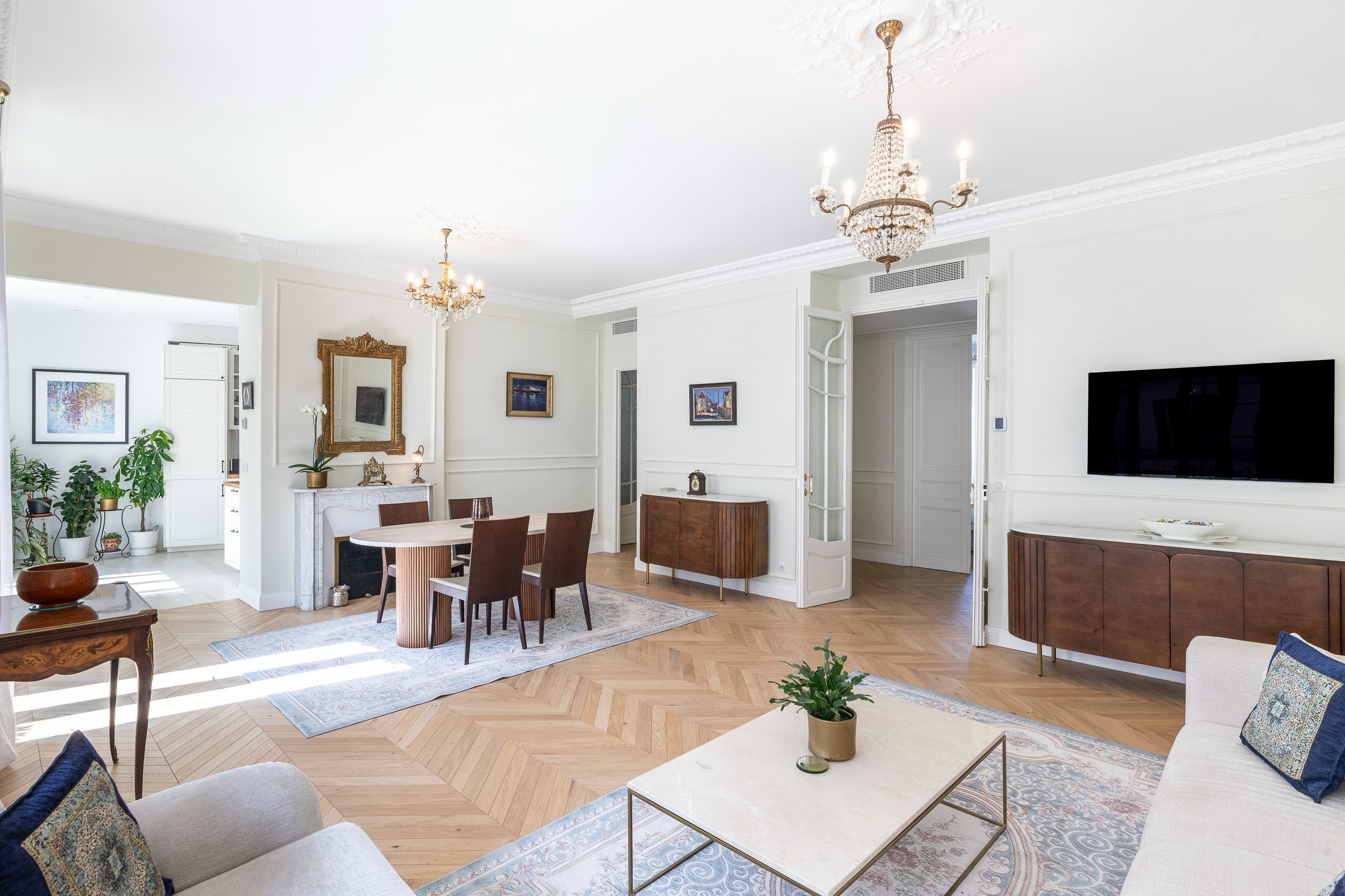  Nice Carré d’Or, three bedroom period apartment with balcony - 物件實景