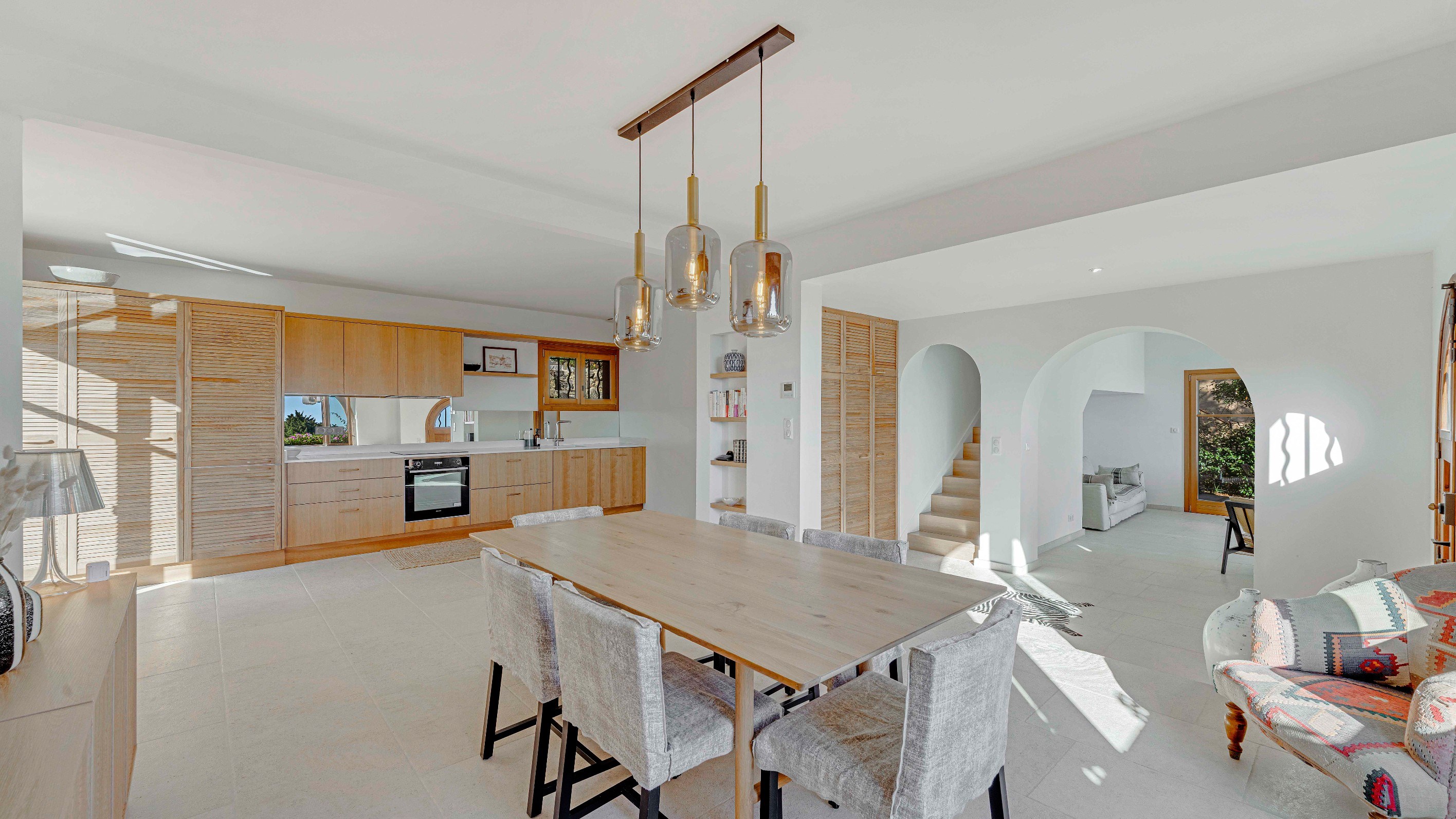  Renovated Art Deco villa with sea view, 300 m from the beaches, Sainte-Maxime, … - 物件實景