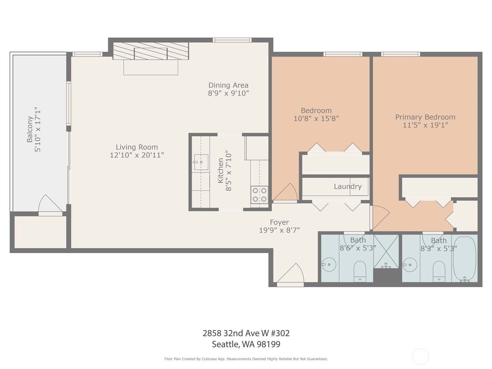 Seattle, Washington, 98199, United States, 2 Bedrooms Bedrooms, ,2 BathroomsBathrooms,Residential,For Sale,1848427