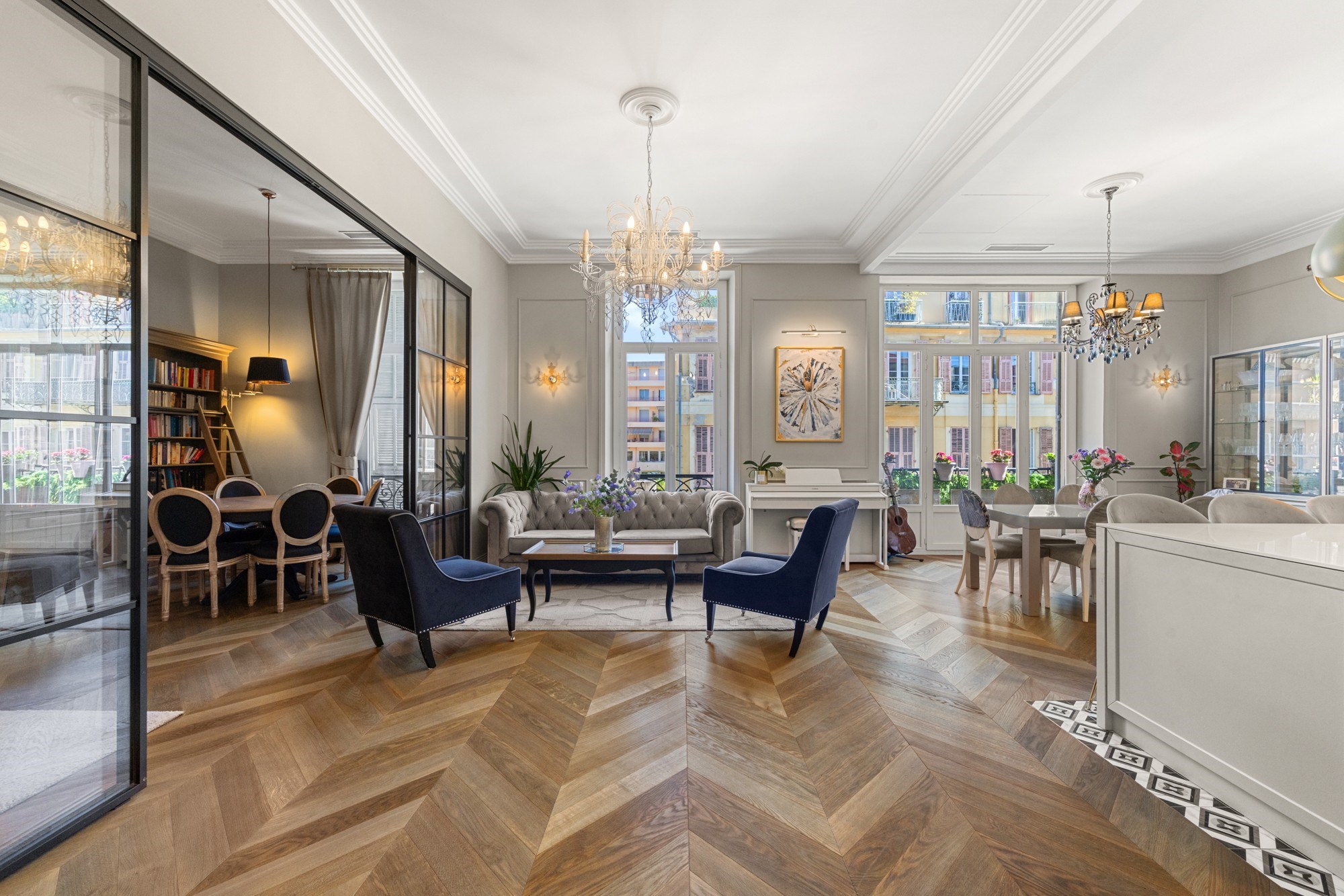  Nice city centre, 134 sqm two bedroom period apartment near Place Masséna - 物件實景