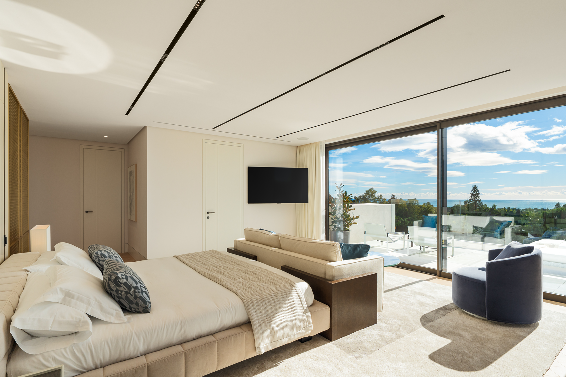  Contemporary designer villa with sea views in Marbella