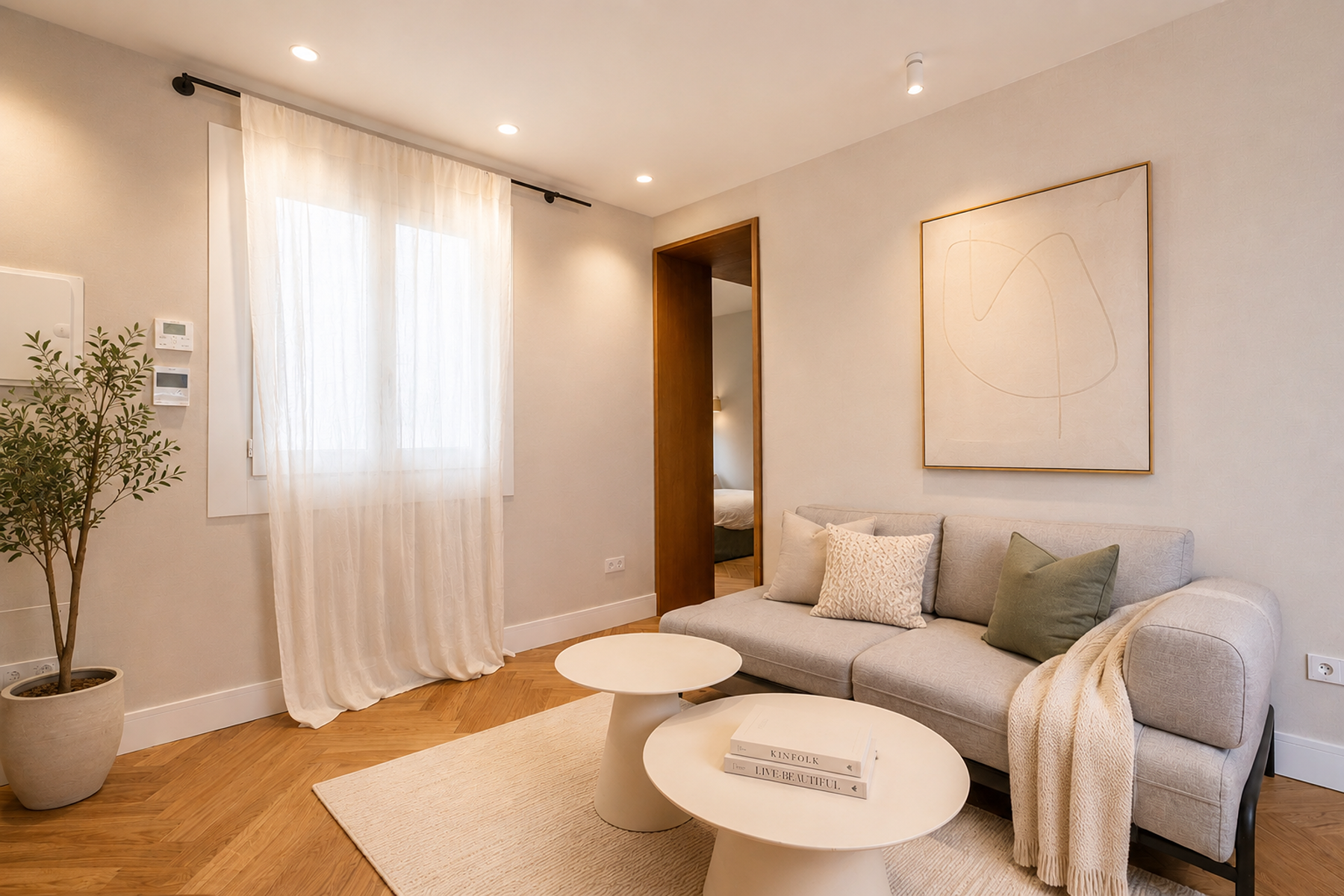  Contemporary Flat with 2 bedrooms and 2 bathrooms in Central Madrid - 物件實景