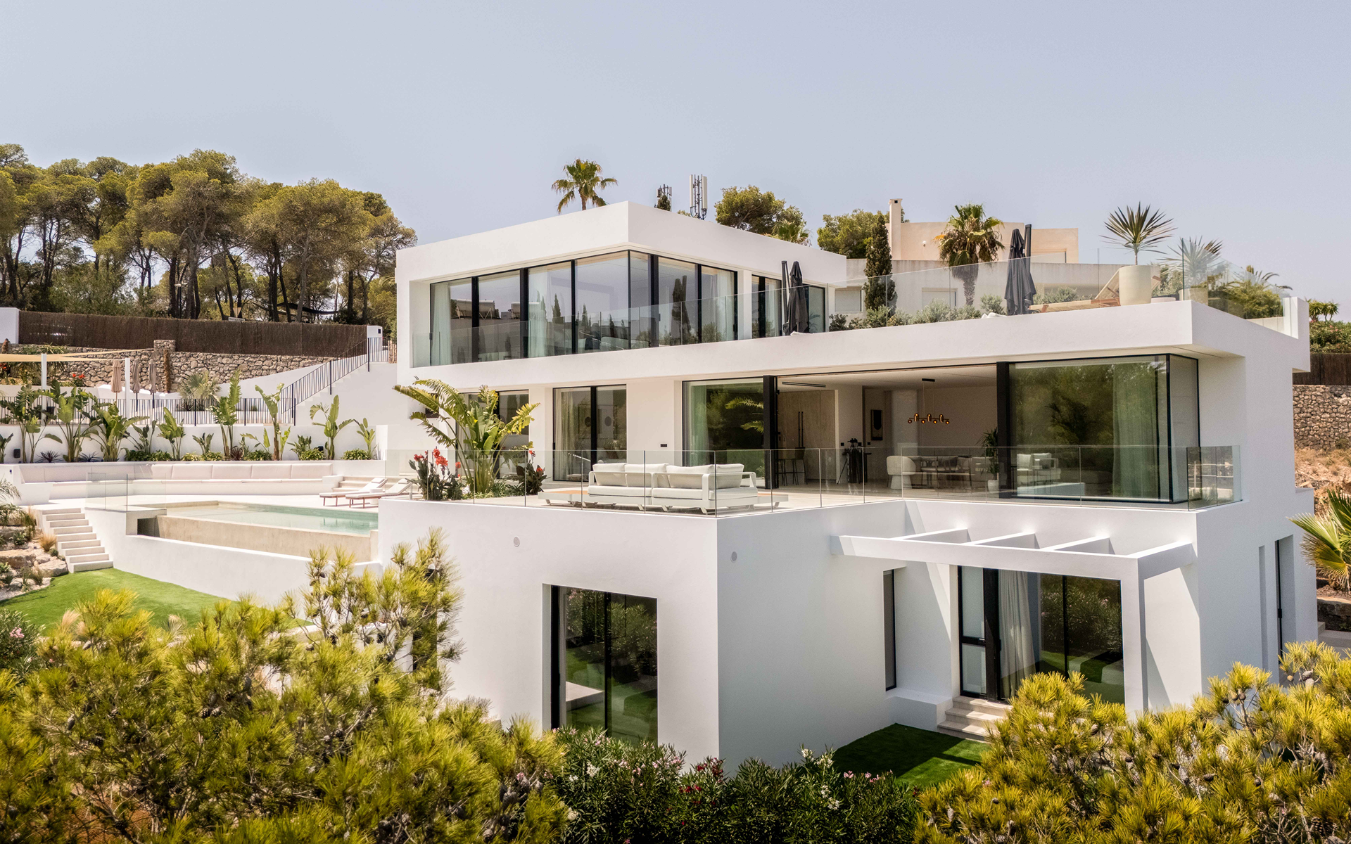 Luxury Villa for Sale Roca Llisa Ibiza  7 Bedroom Sea View Property 