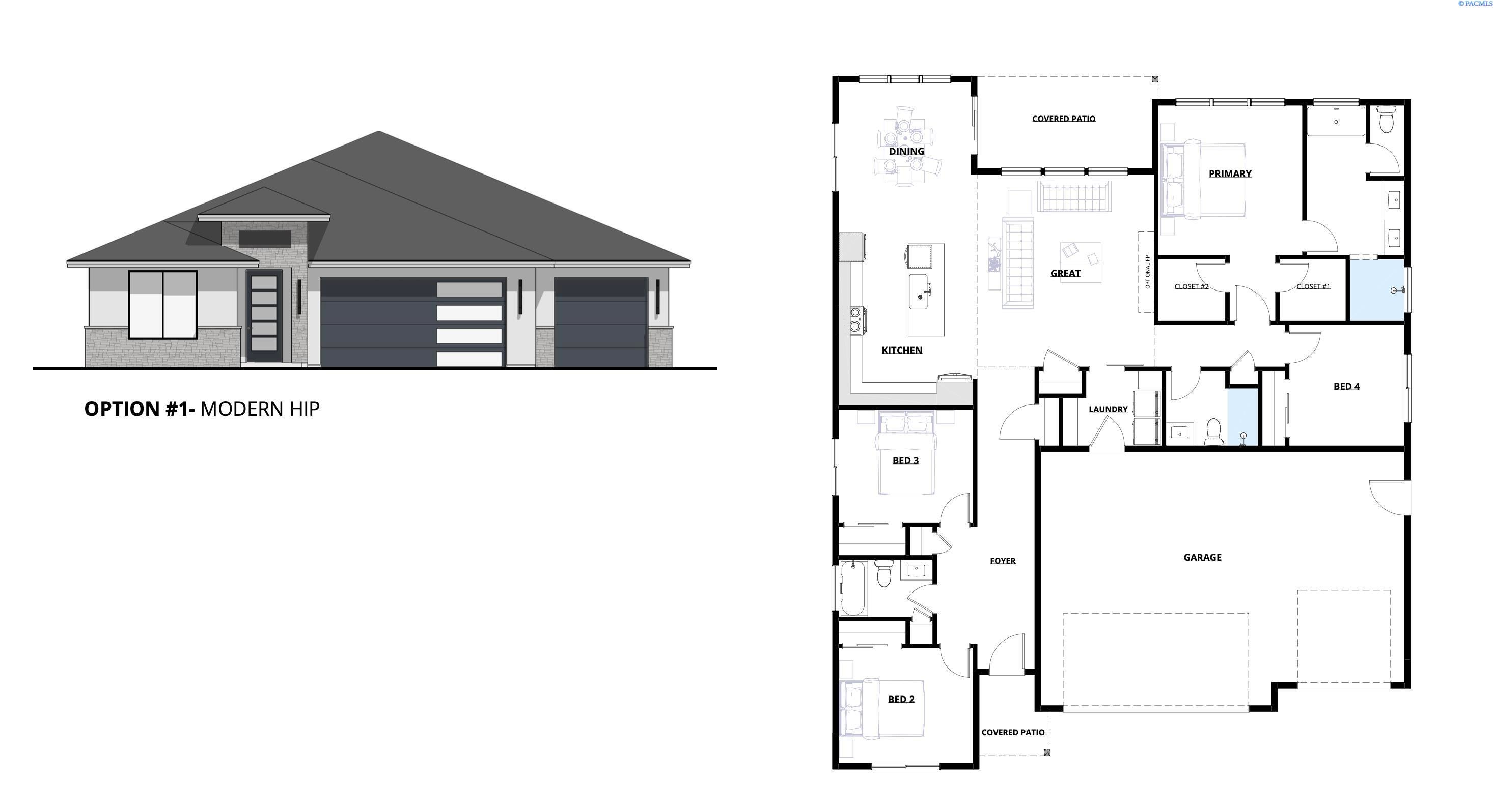 Richland, Washington, 99352, United States, 4 Bedrooms Bedrooms, ,2 BathroomsBathrooms,Residential,For Sale,1983141