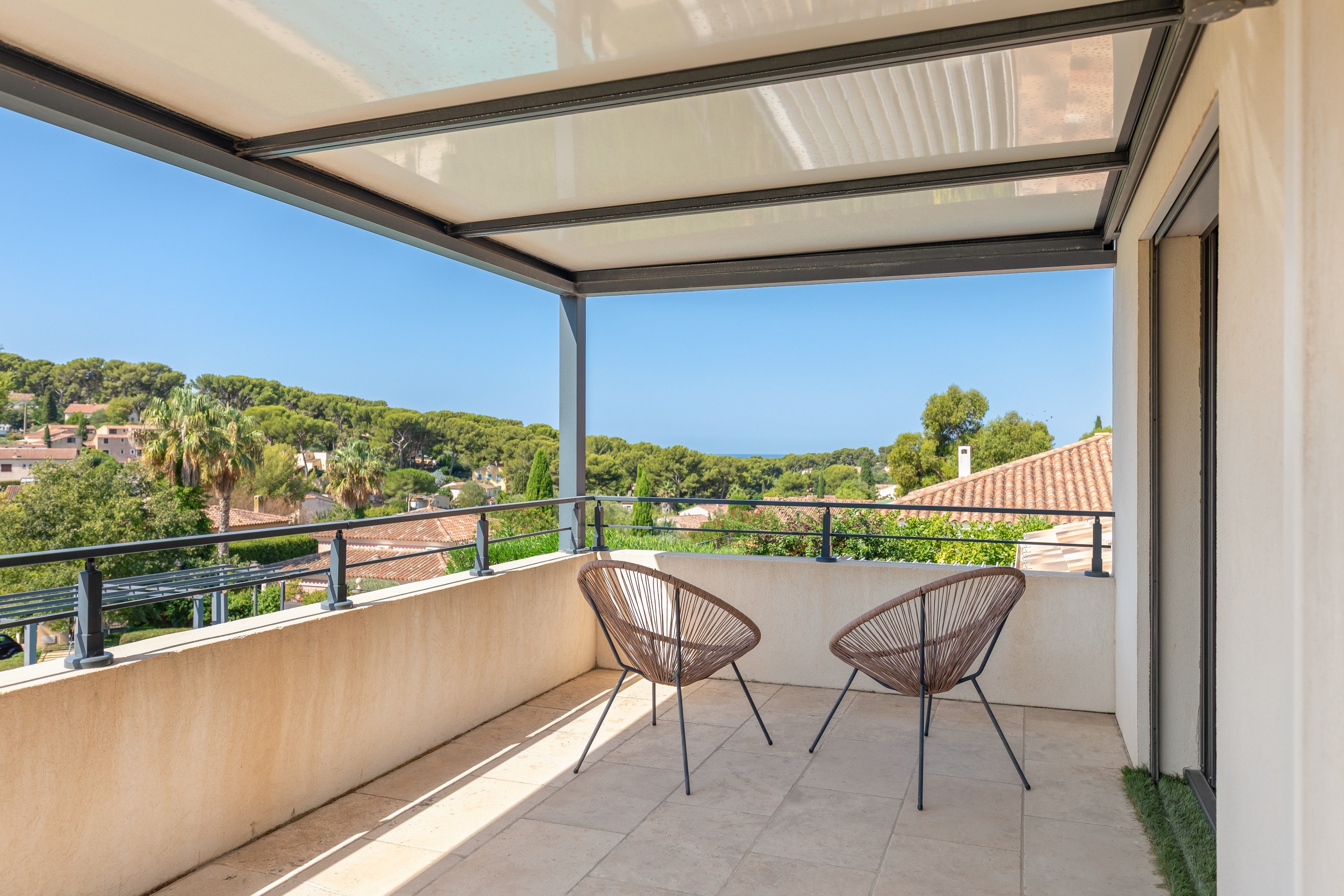  Sanary-sur-Mer, Beaucours – Villa with Swimming Pool and Sea Glimpse, Beach Wit… - 物件實景