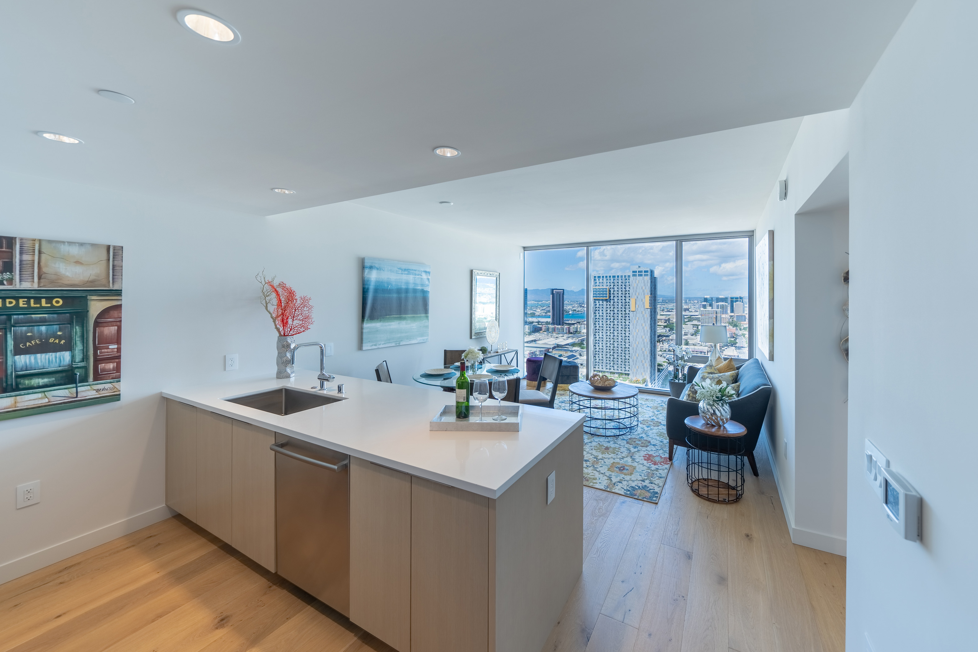 Ae'o, Kakaako, City, Coastline, Mountain, Ocean views 