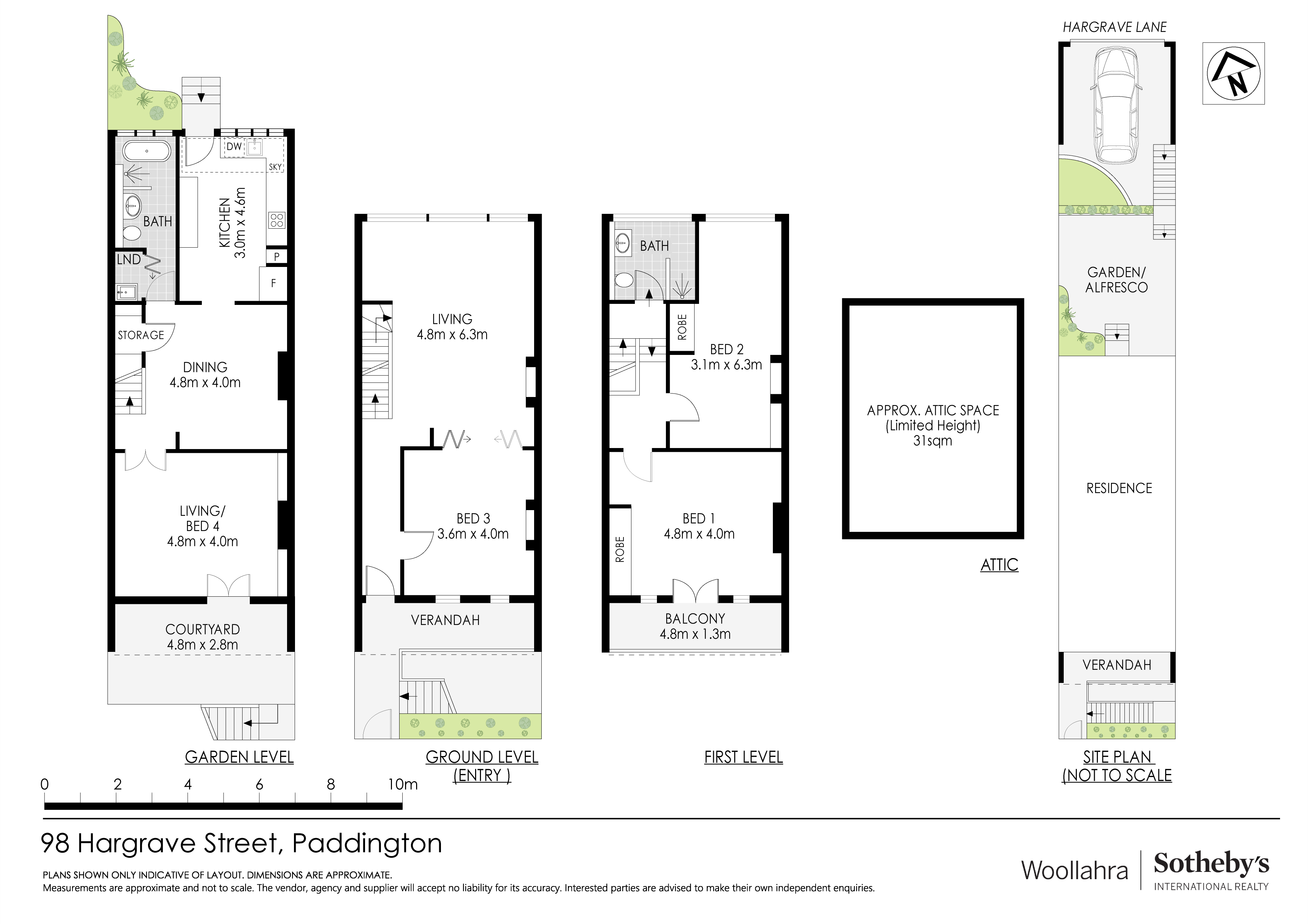 98 Hargrave Street, Paddington NSW 2021 - 物件實景