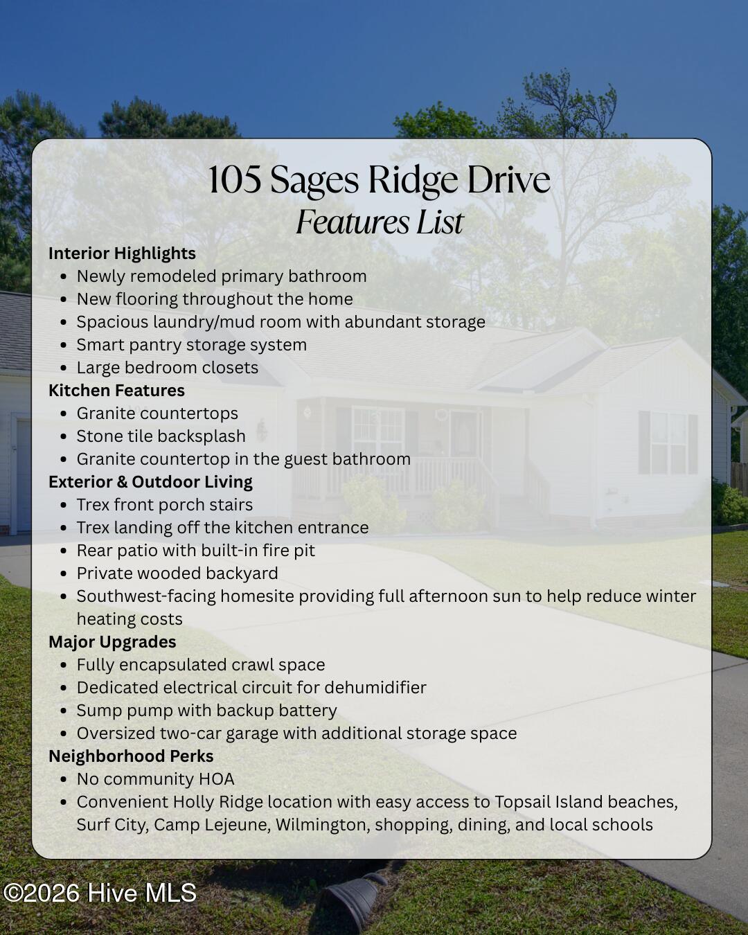Sages Ridge Dr, Holly Ridge, NC 28445 #1