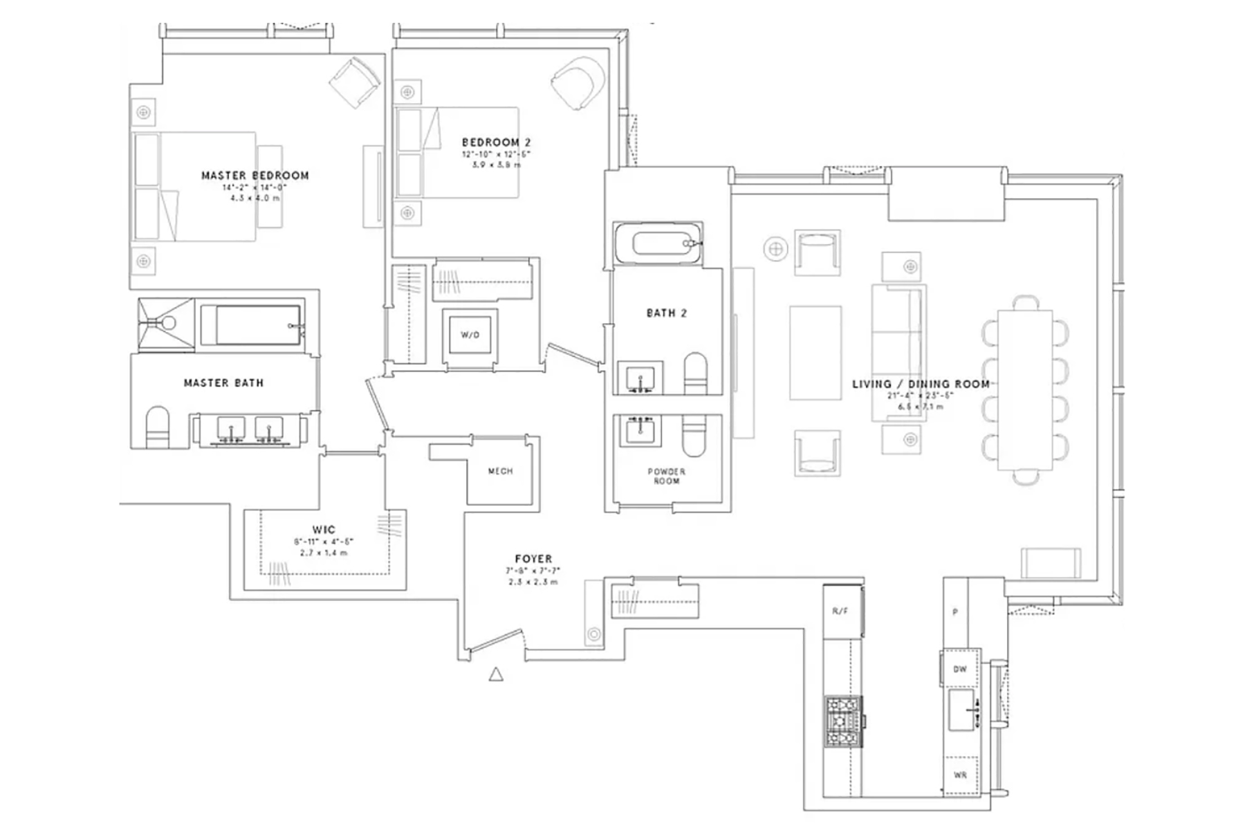  Stunning 2 Bed 2.5 Bath at 15 E 30th St Condo - 物件實景
