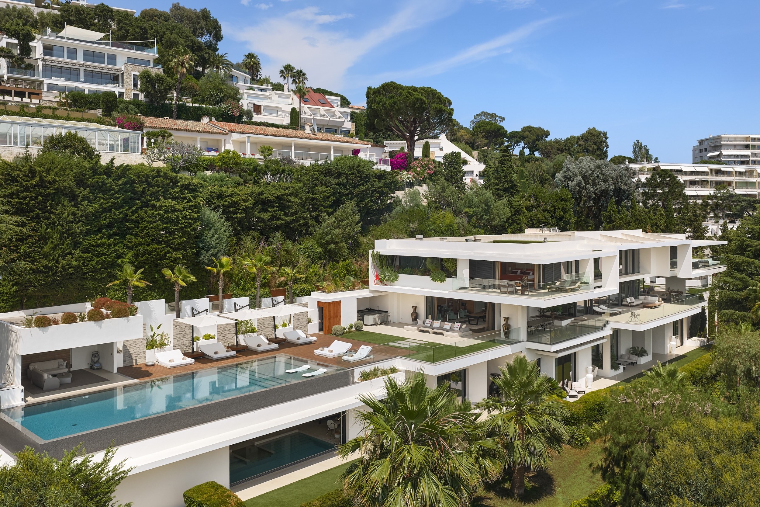  Contemporary luxury estate with panoramic sea views in Cannes Californie - 物件實景