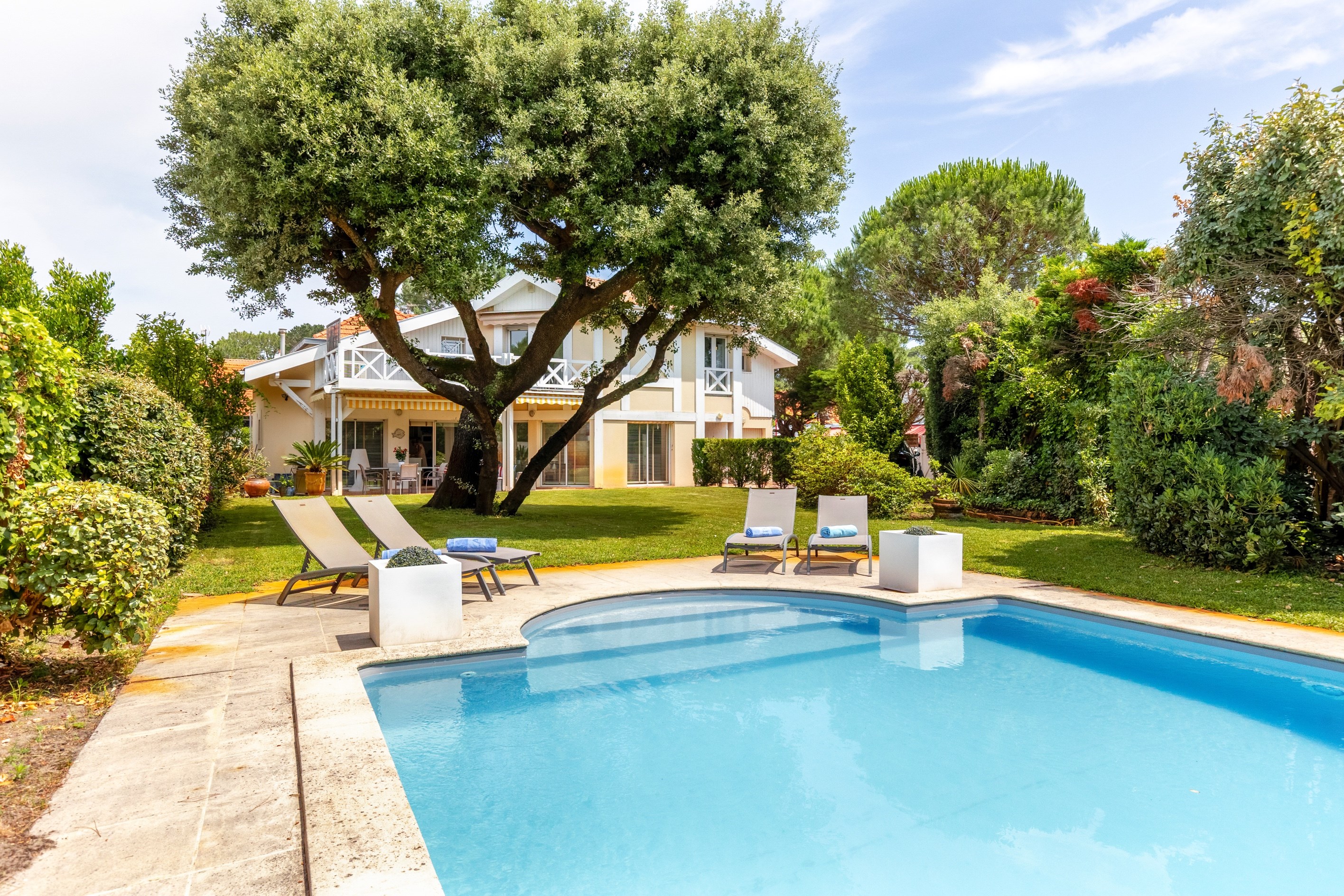  PYLA SUR MER, CERCLE DE VOILE - ARCHITECT-DESIGNED VILLA 50 METERS FROM THE BEA… - 物件實景