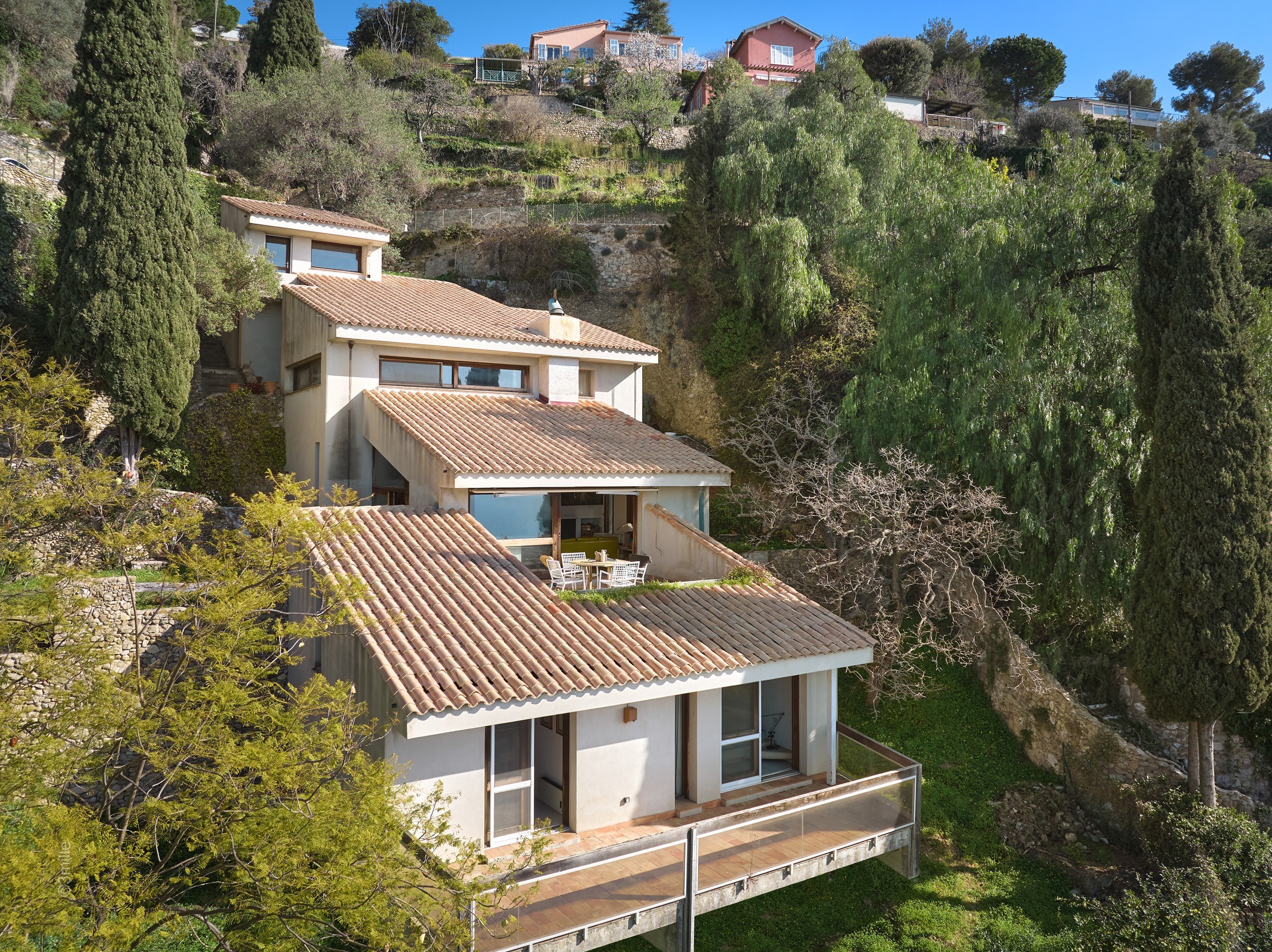  Architect-designed contemporary villa overlooking Monaco in Roquebrune-Cap-Mart… - 物件實景