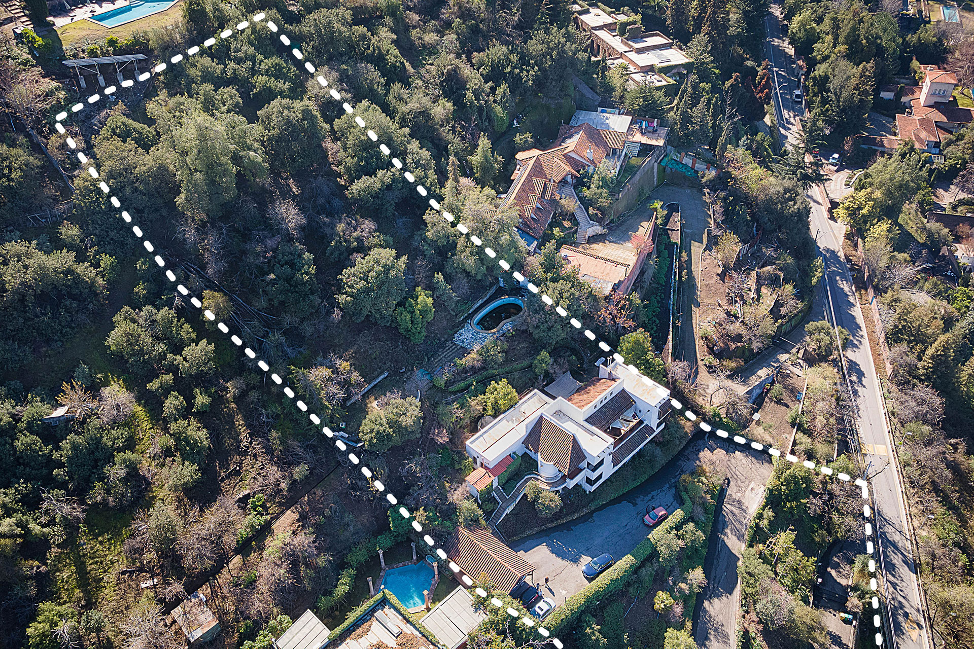  Home on 5,000 m² with spectacular panoramic views of Santiago – Lo Curro - 物件實景