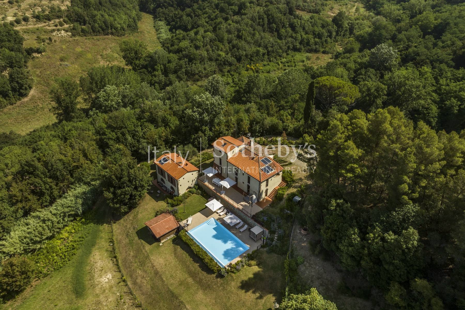  Tuscan farmhouse with dépendance and panoramic view - 物件實景