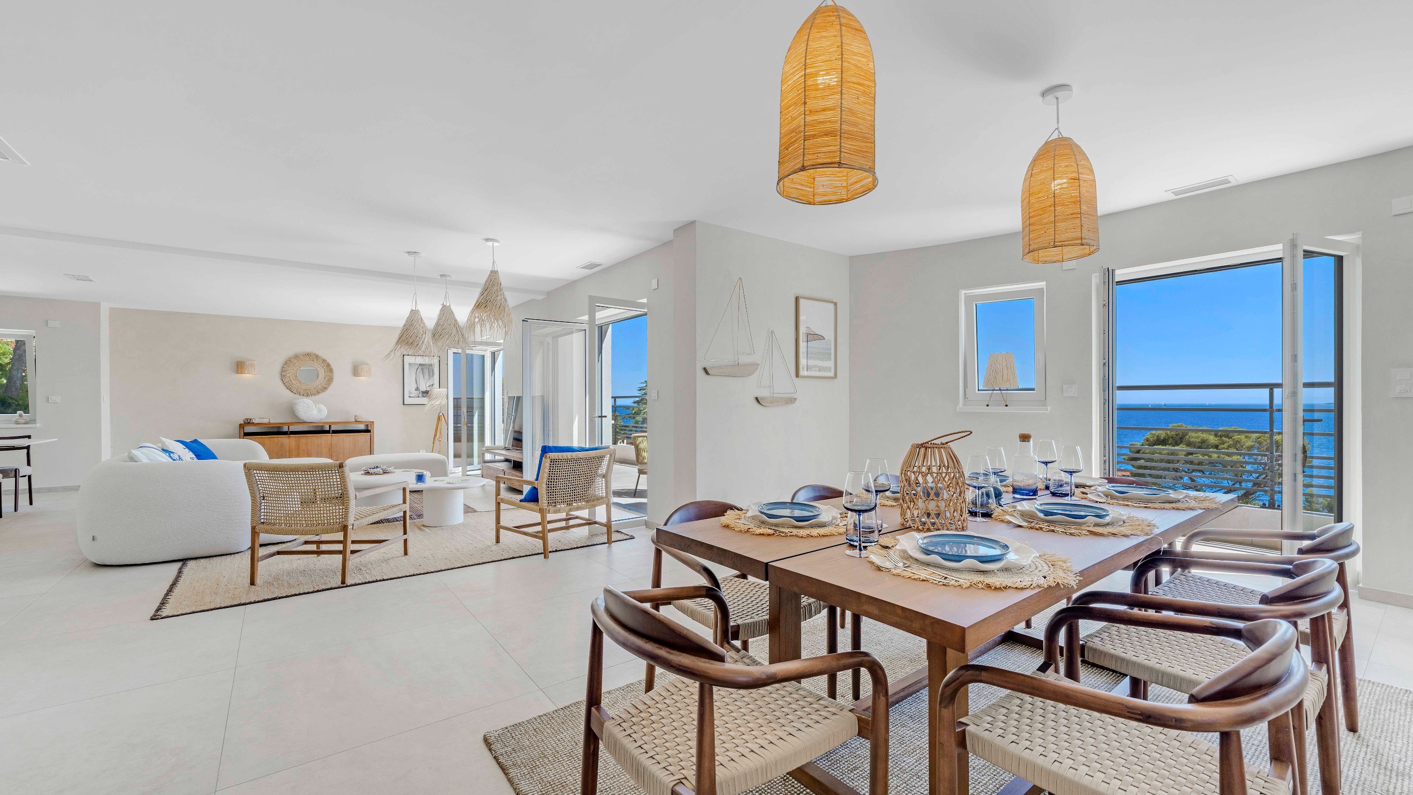  Luxury sea view villa in Les Issambres with heated pool view on Saint-Tropez - 物件實景