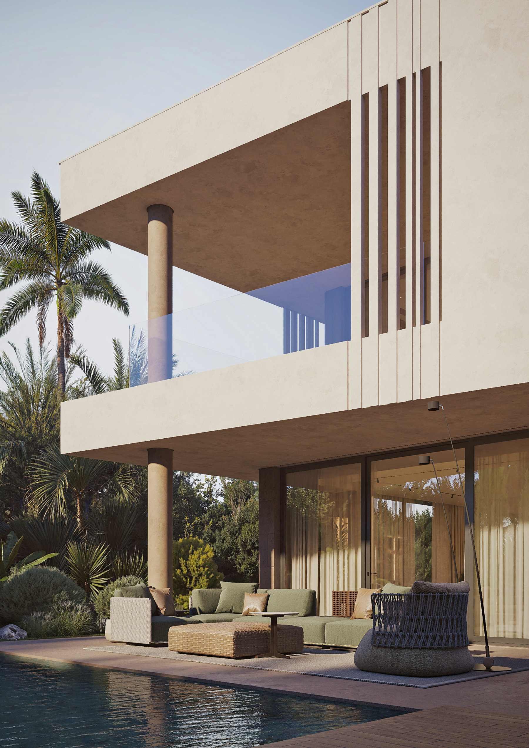  Panoramic Four Bedroom Villa with Infinity Pool in Agios Tychonas, Limassol - 物件實景