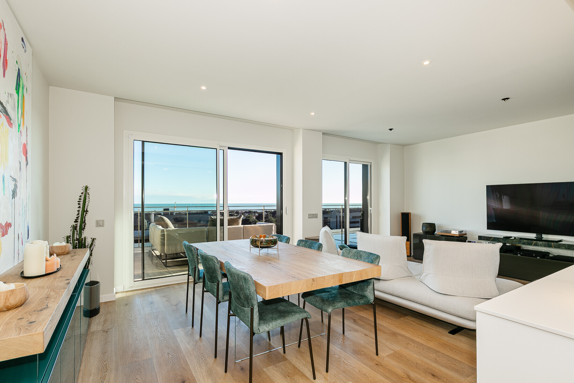  2 Bedroom Penthouse with panoramic sea views in the Plana of Sitges - 物件實景